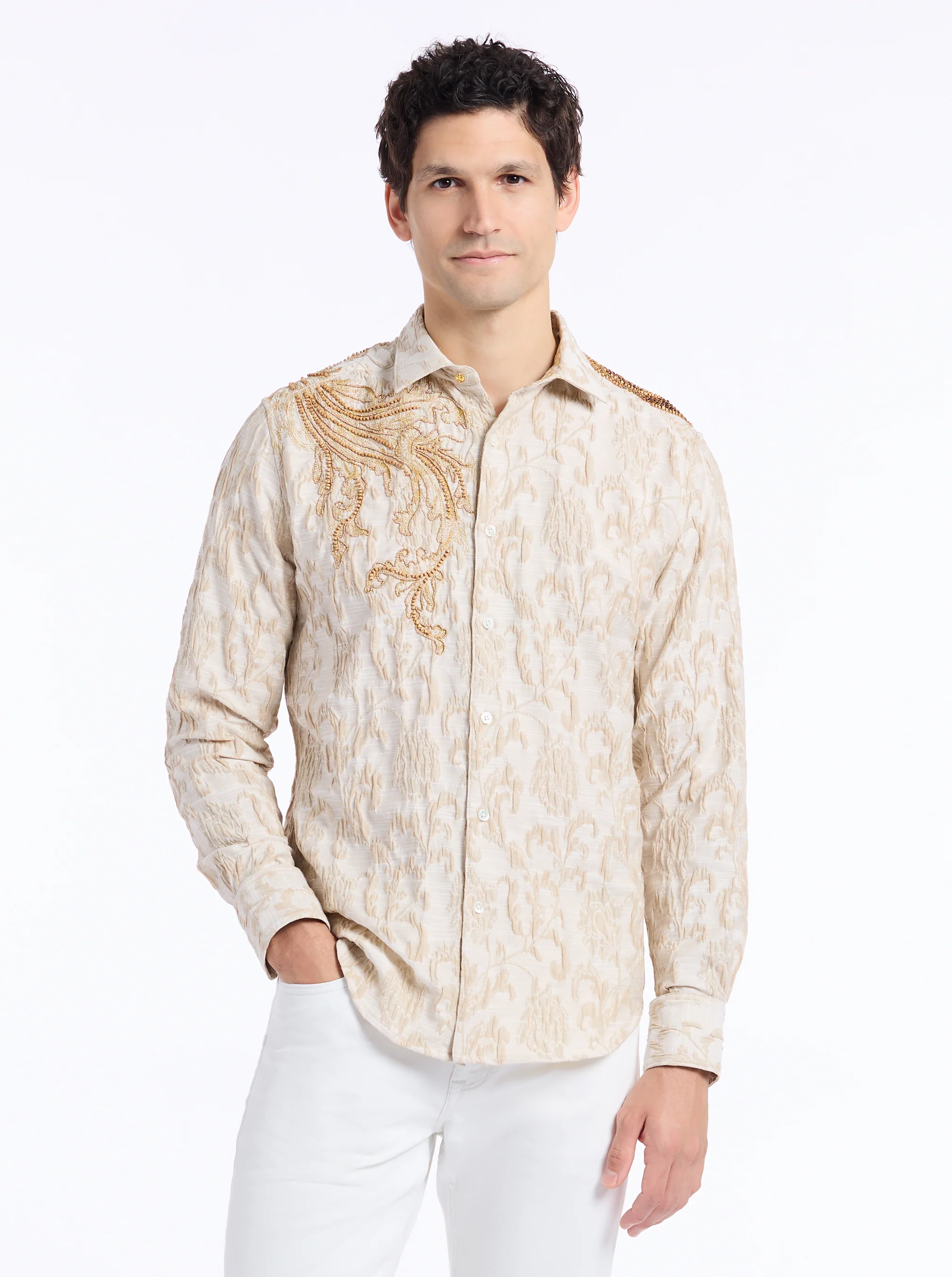 LIMITED EDITION PURE CONFIDENCE LONG SLEEVE BUTTON DOWN SHIRT TALL - Image 5