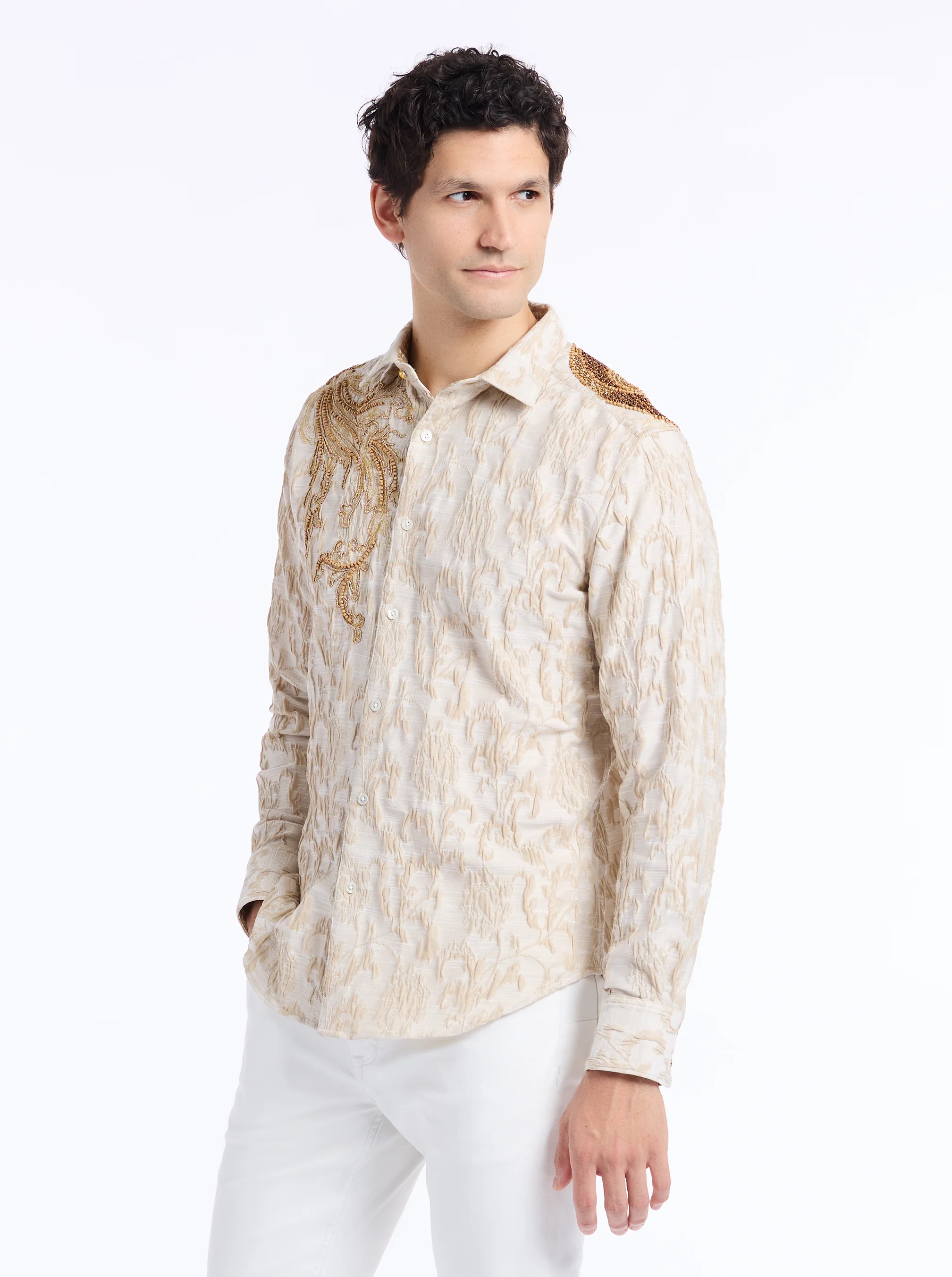 LIMITED EDITION PURE CONFIDENCE LONG SLEEVE BUTTON DOWN SHIRT TALL - Image 9