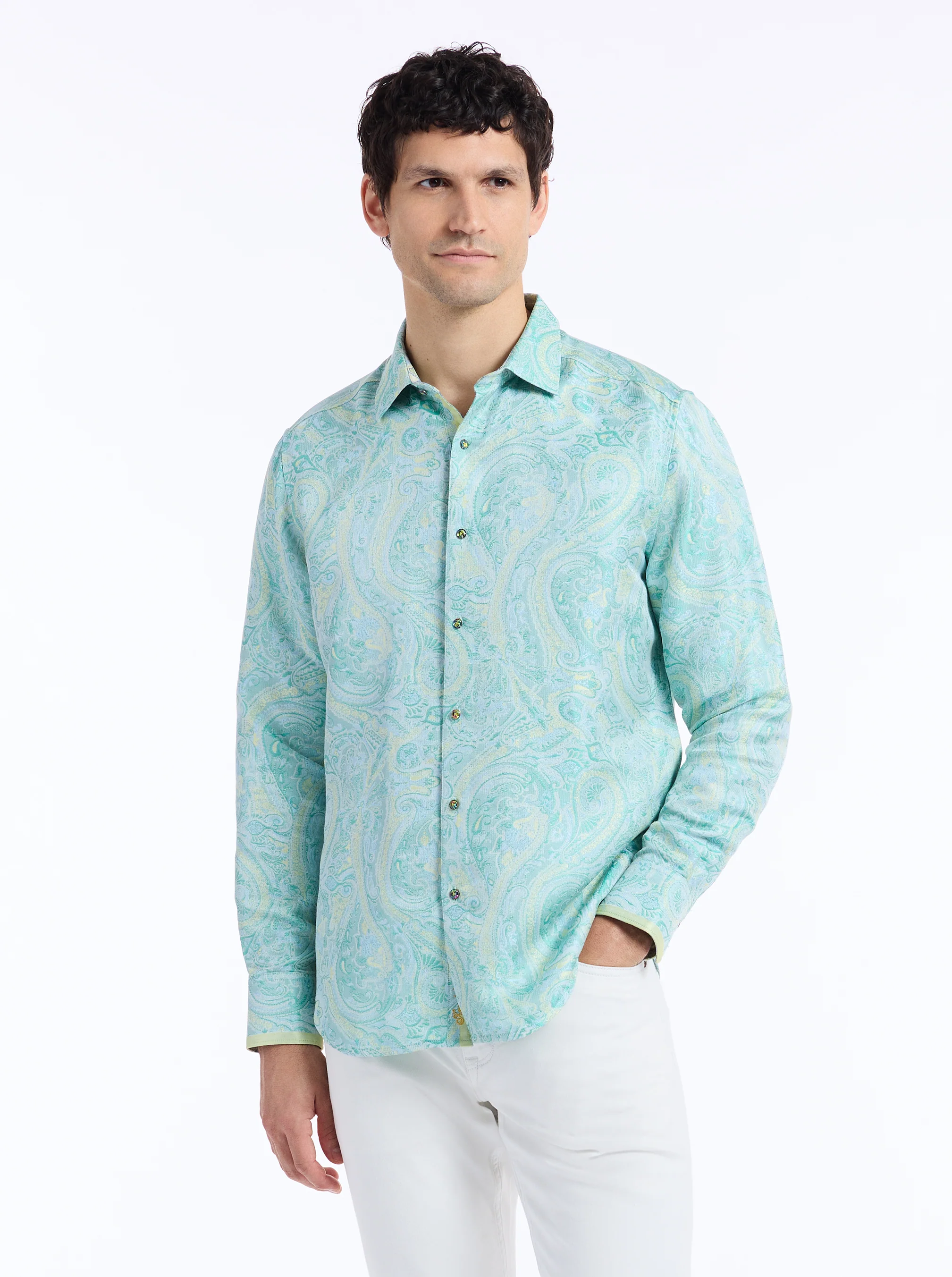 LIMITED EDITION THE VISCOUNT LONG SLEEVE BUTTON DOWN SHIRT - Image 3