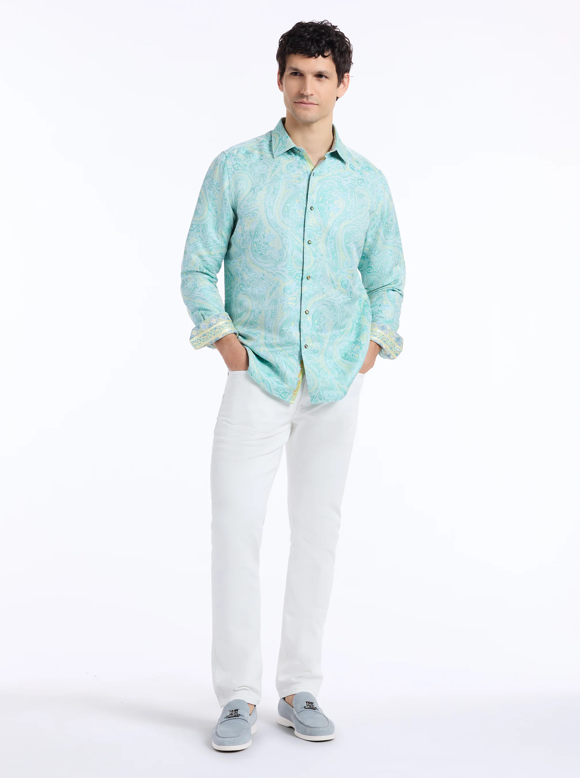 LIMITED EDITION THE VISCOUNT LONG SLEEVE BUTTON DOWN SHIRT - Image 8