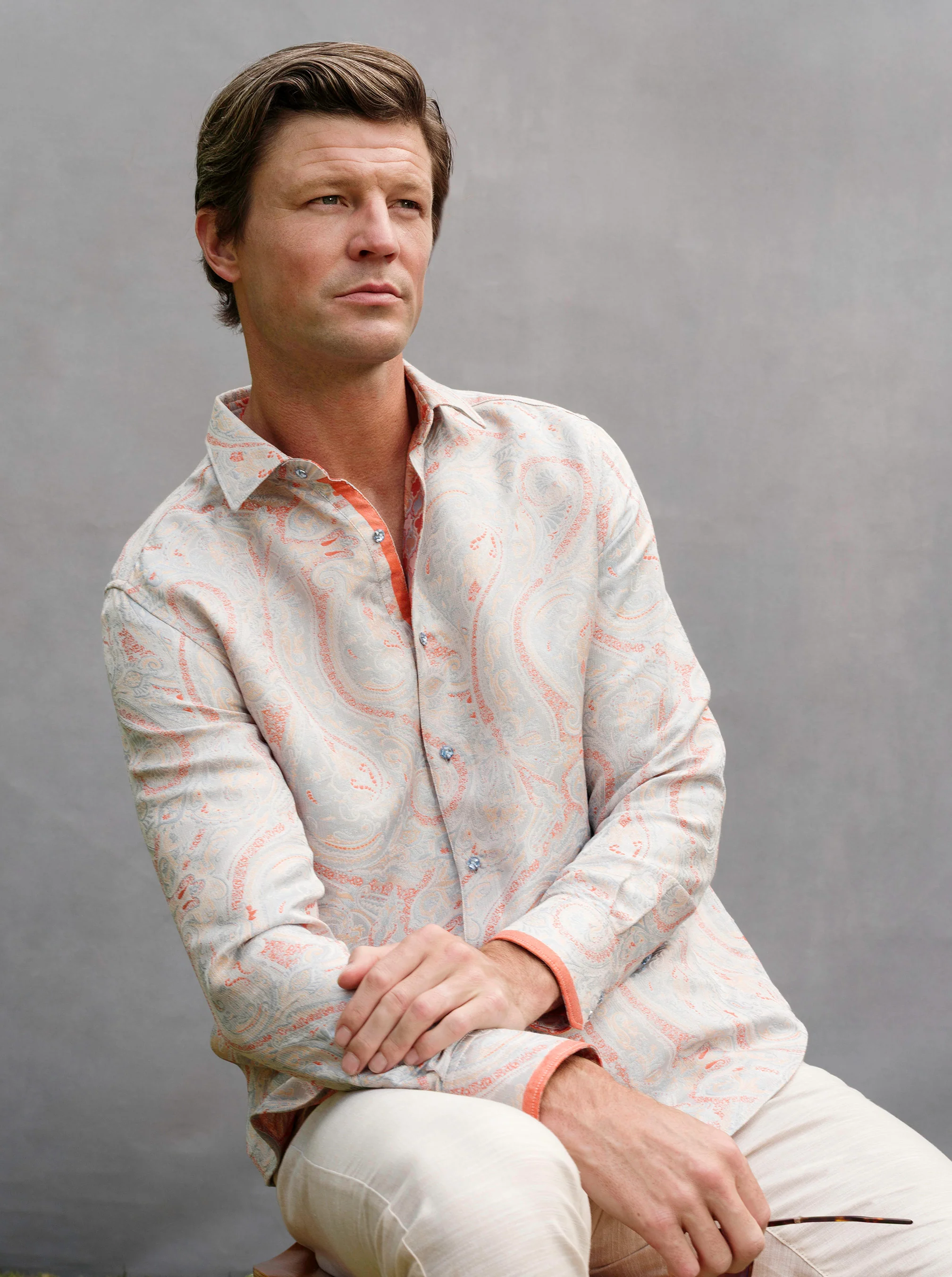 LIMITED EDITION THE VISCOUNT LONG SLEEVE BUTTON DOWN SHIRT - Image 3