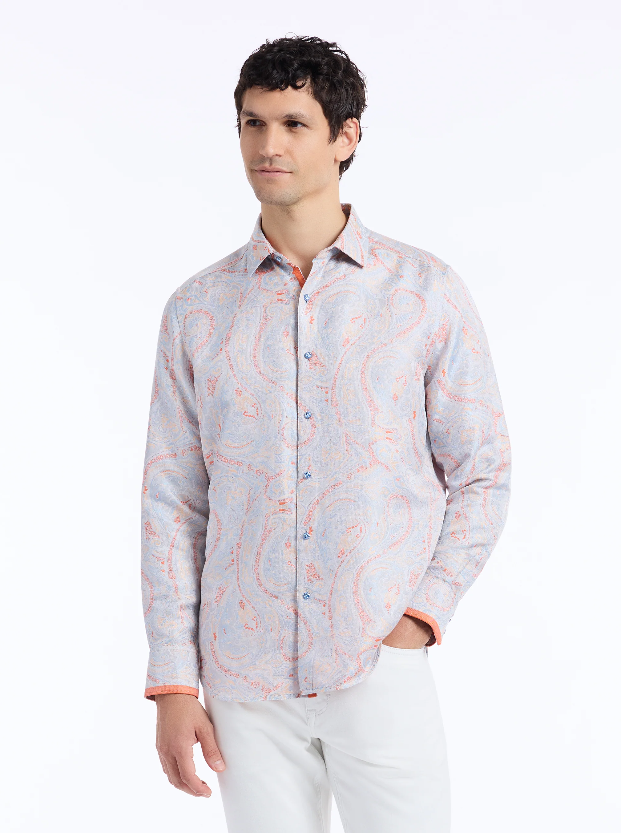 LIMITED EDITION THE VISCOUNT LONG SLEEVE BUTTON DOWN SHIRT - Image 5