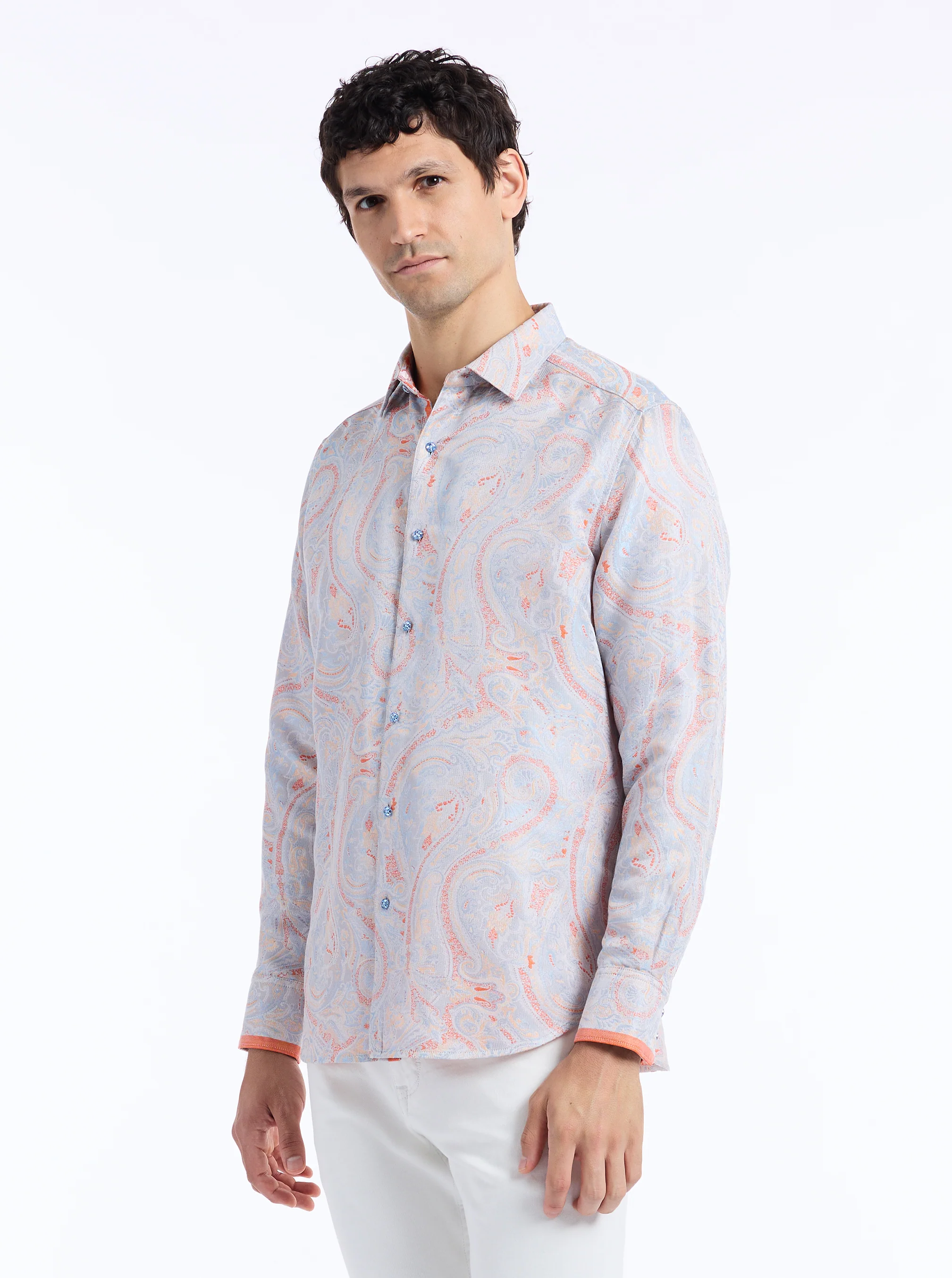 LIMITED EDITION THE VISCOUNT LONG SLEEVE BUTTON DOWN SHIRT - Image 8