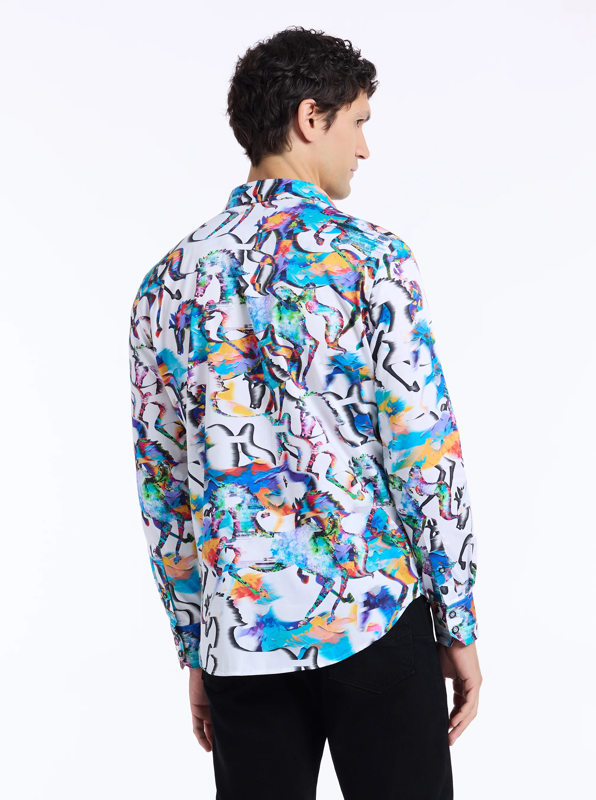 MANE EVENT LONG SLEEVE BUTTON DOWN SHIRT - Image 7