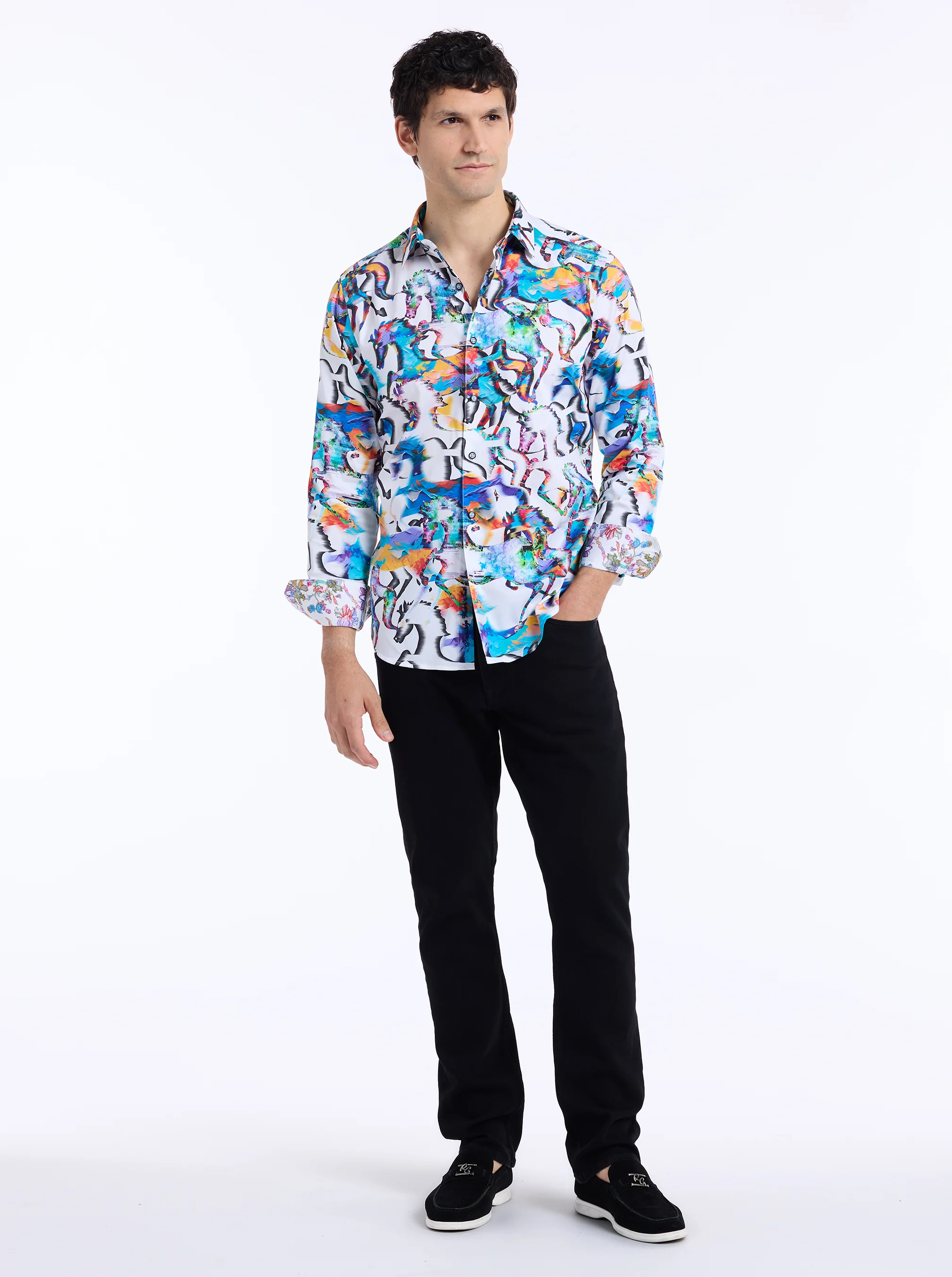 MANE EVENT LONG SLEEVE BUTTON DOWN SHIRT - Image 9
