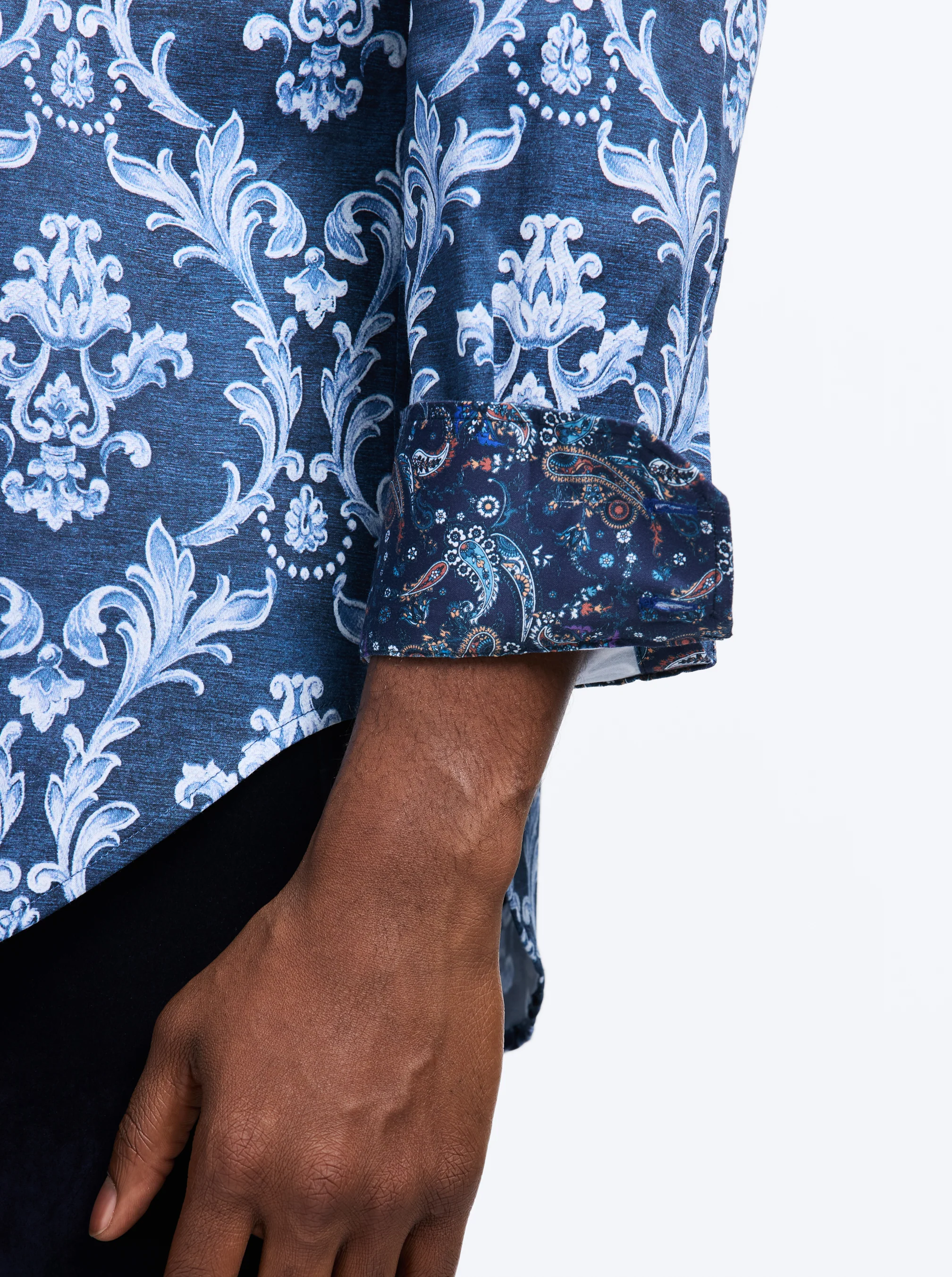 NEVILLE LONG SLEEVE BUTTON DOWN SHIRT BIG - Image 4