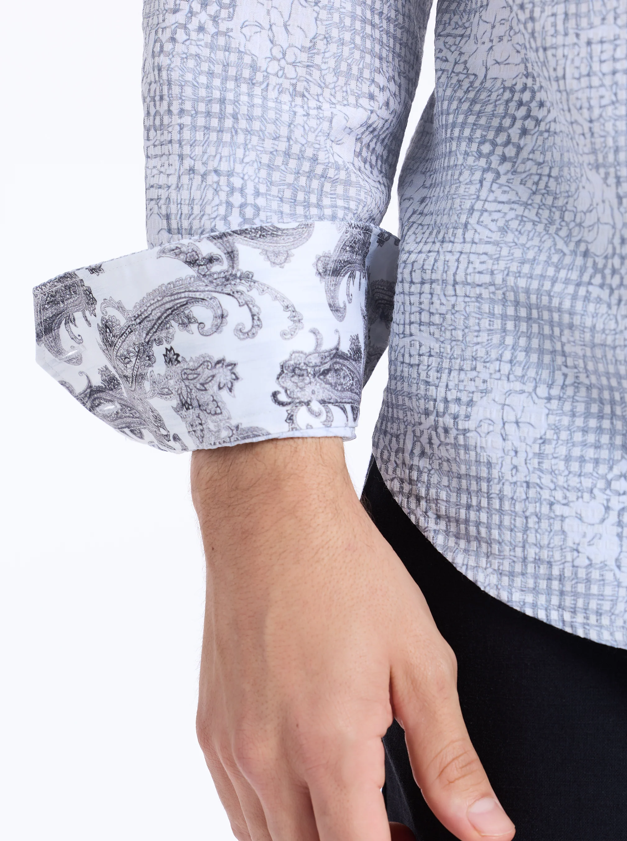 NORFOLK LONG SLEEVE BUTTON DOWN SHIRT - Image 4