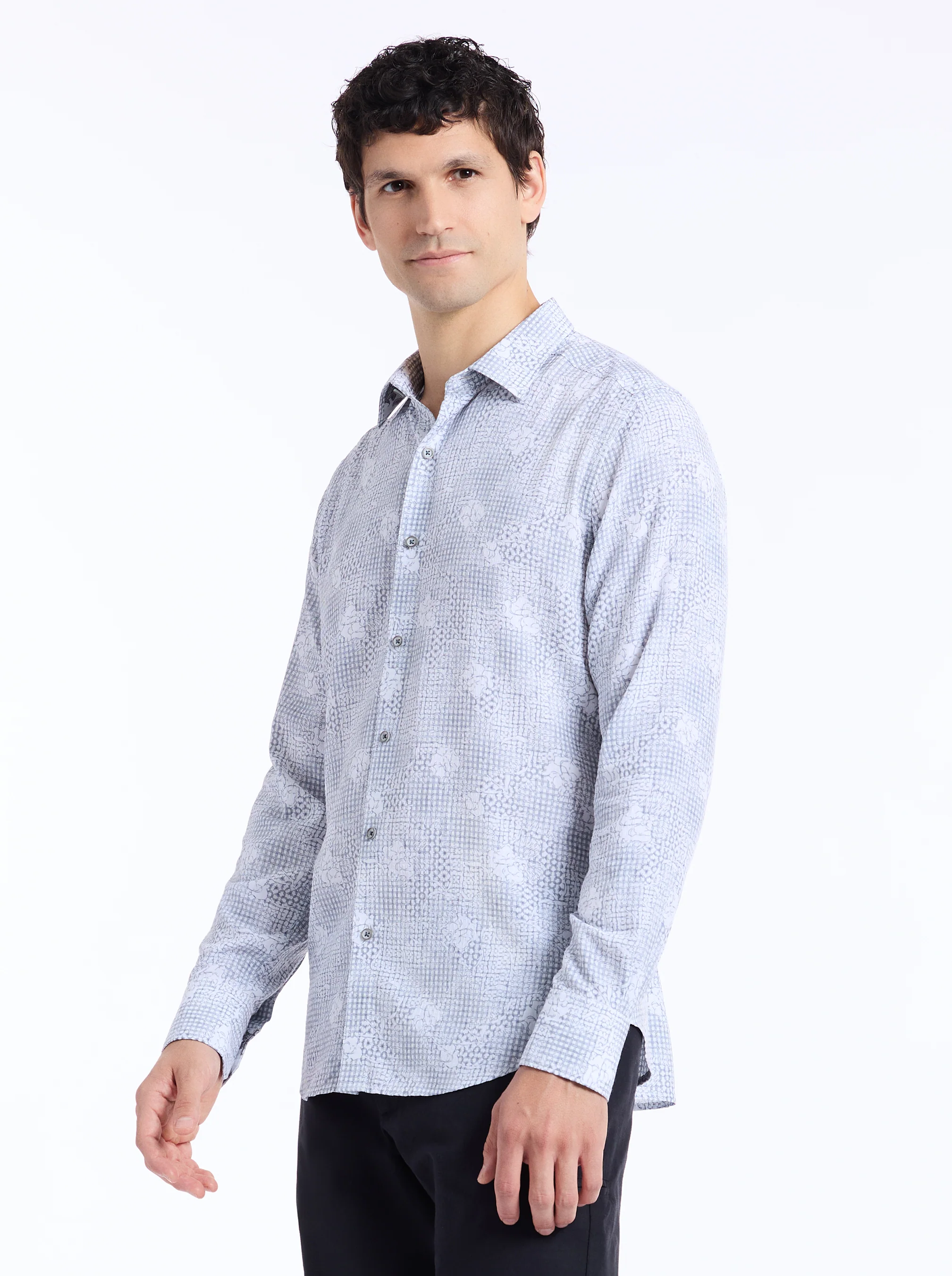 NORFOLK LONG SLEEVE BUTTON DOWN SHIRT - Image 6