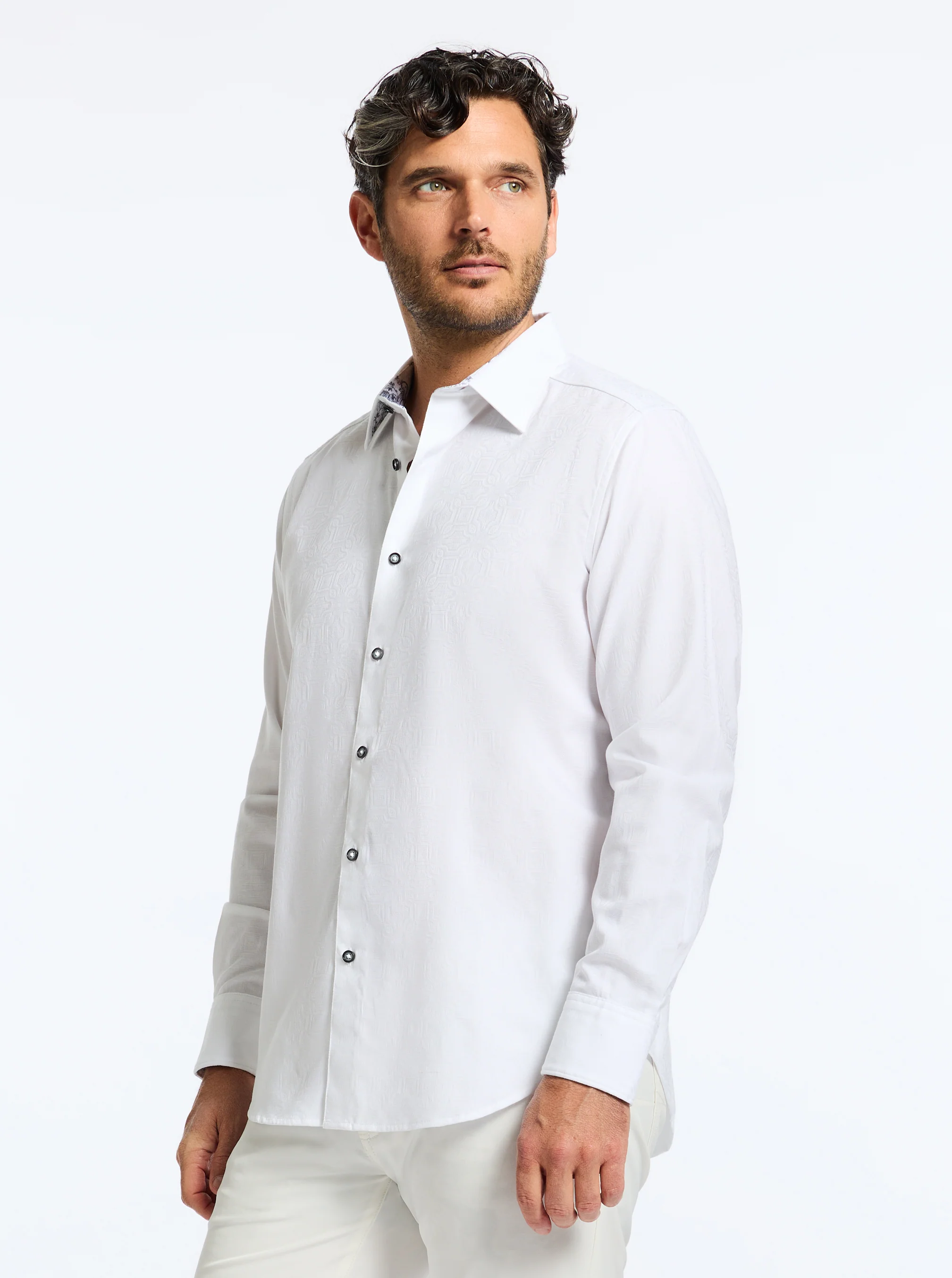 ODYSSEY LONG SLEEVE BUTTON DOWN SHIRT - Image 8