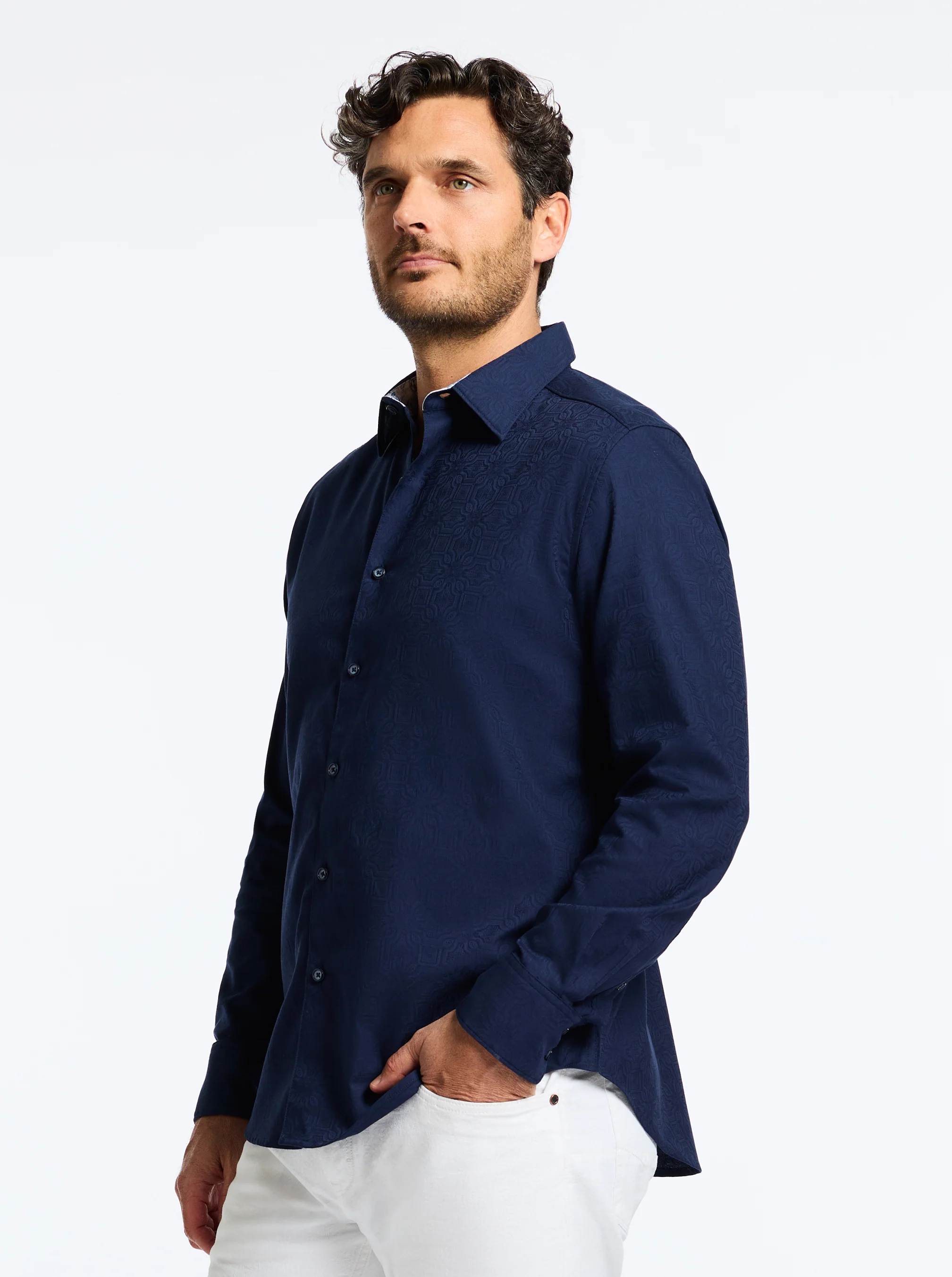 ODYSSEY LONG SLEEVE BUTTON DOWN SHIRT - Image 6