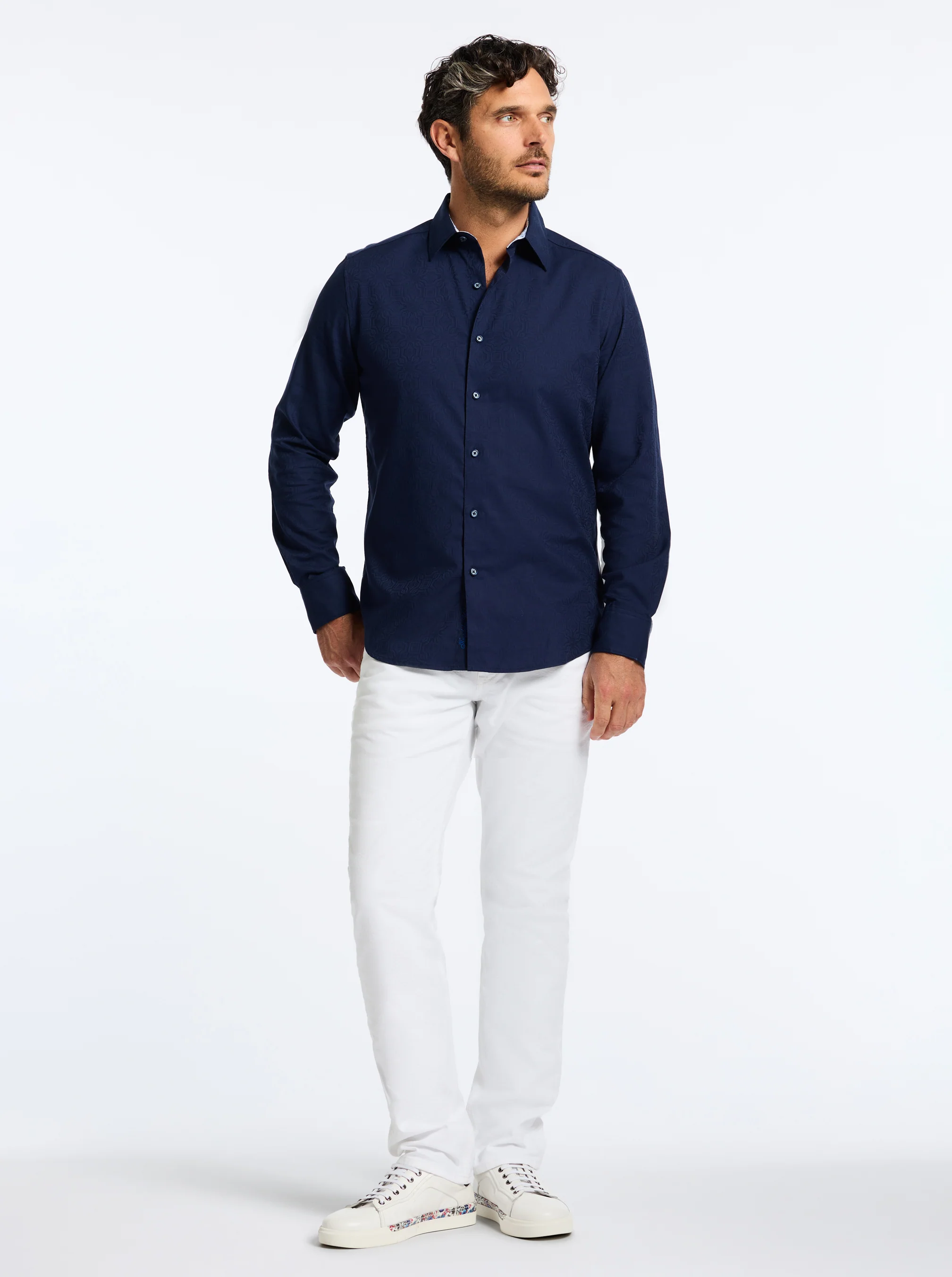 ODYSSEY LONG SLEEVE BUTTON DOWN SHIRT - Image 7