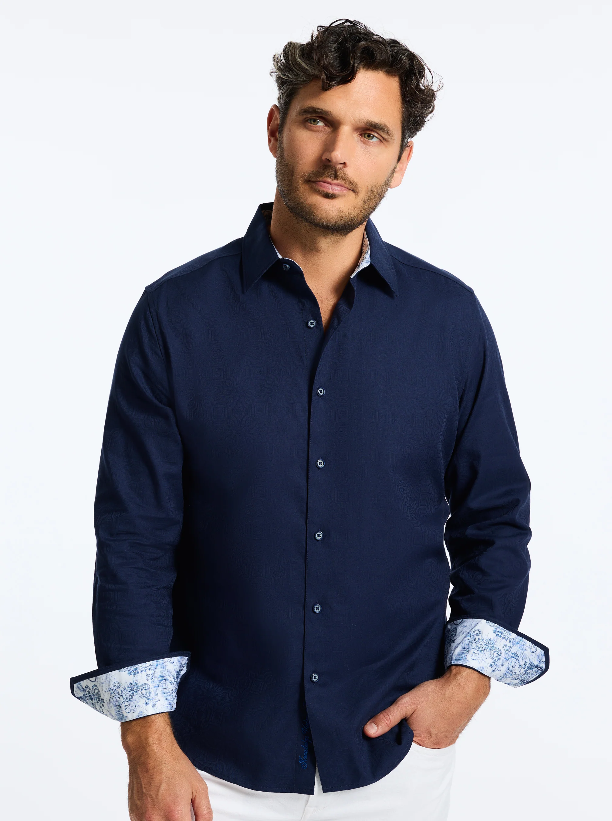 ODYSSEY LONG SLEEVE BUTTON DOWN SHIRT - Image 8