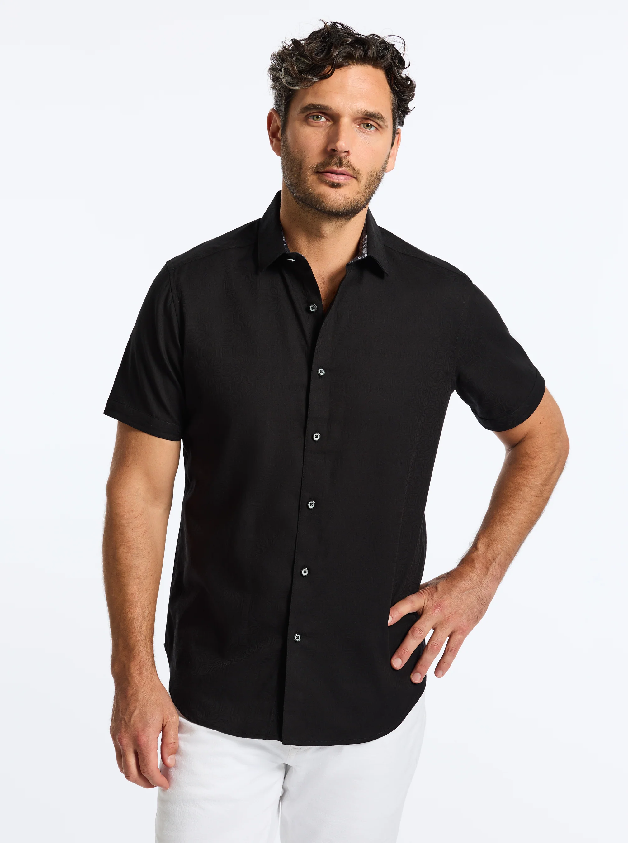 ODYSSEY SHORT SLEEVE BUTTON DOWN SHIRT - Image 6