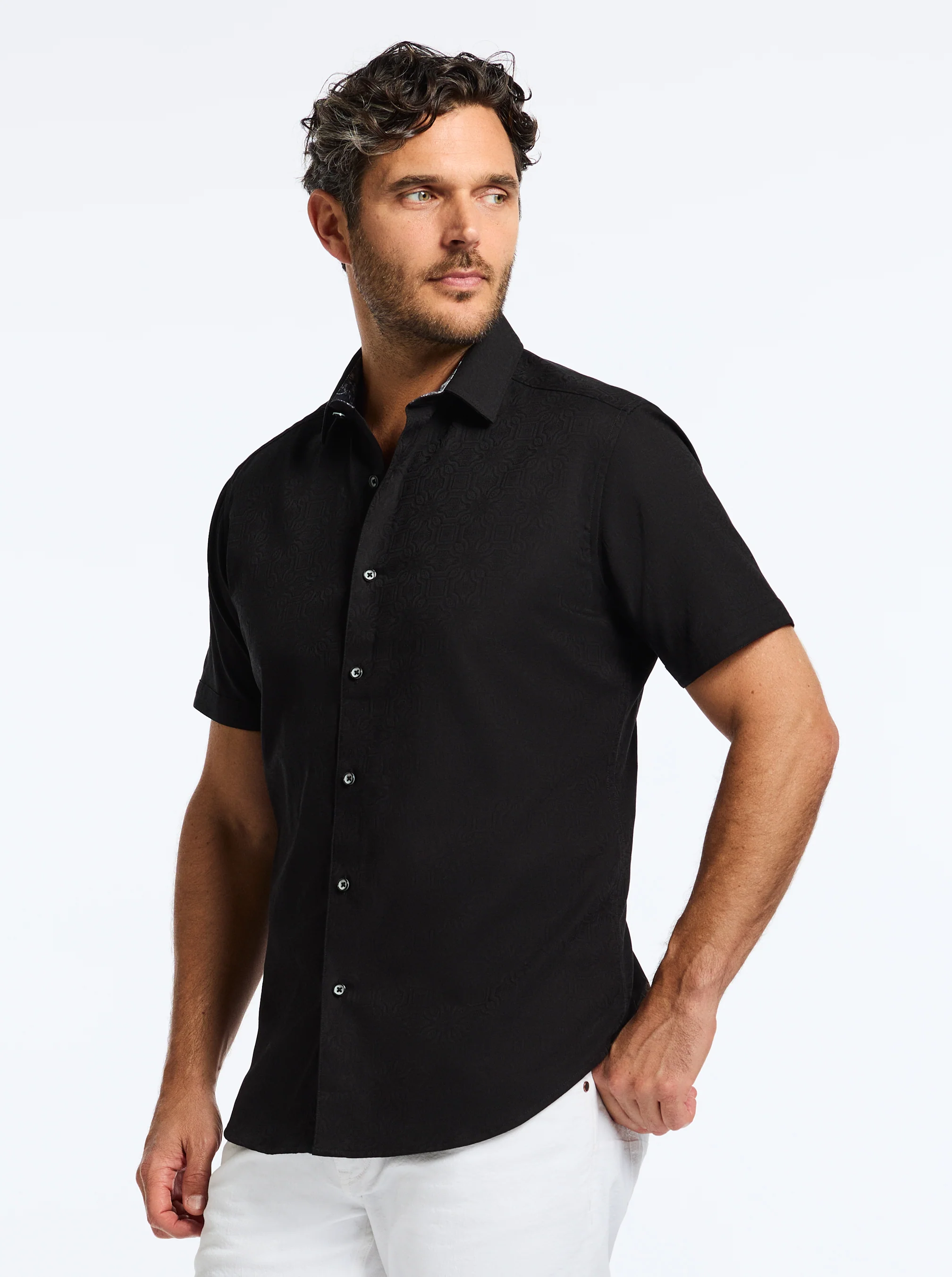 ODYSSEY SHORT SLEEVE BUTTON DOWN SHIRT - Image 8