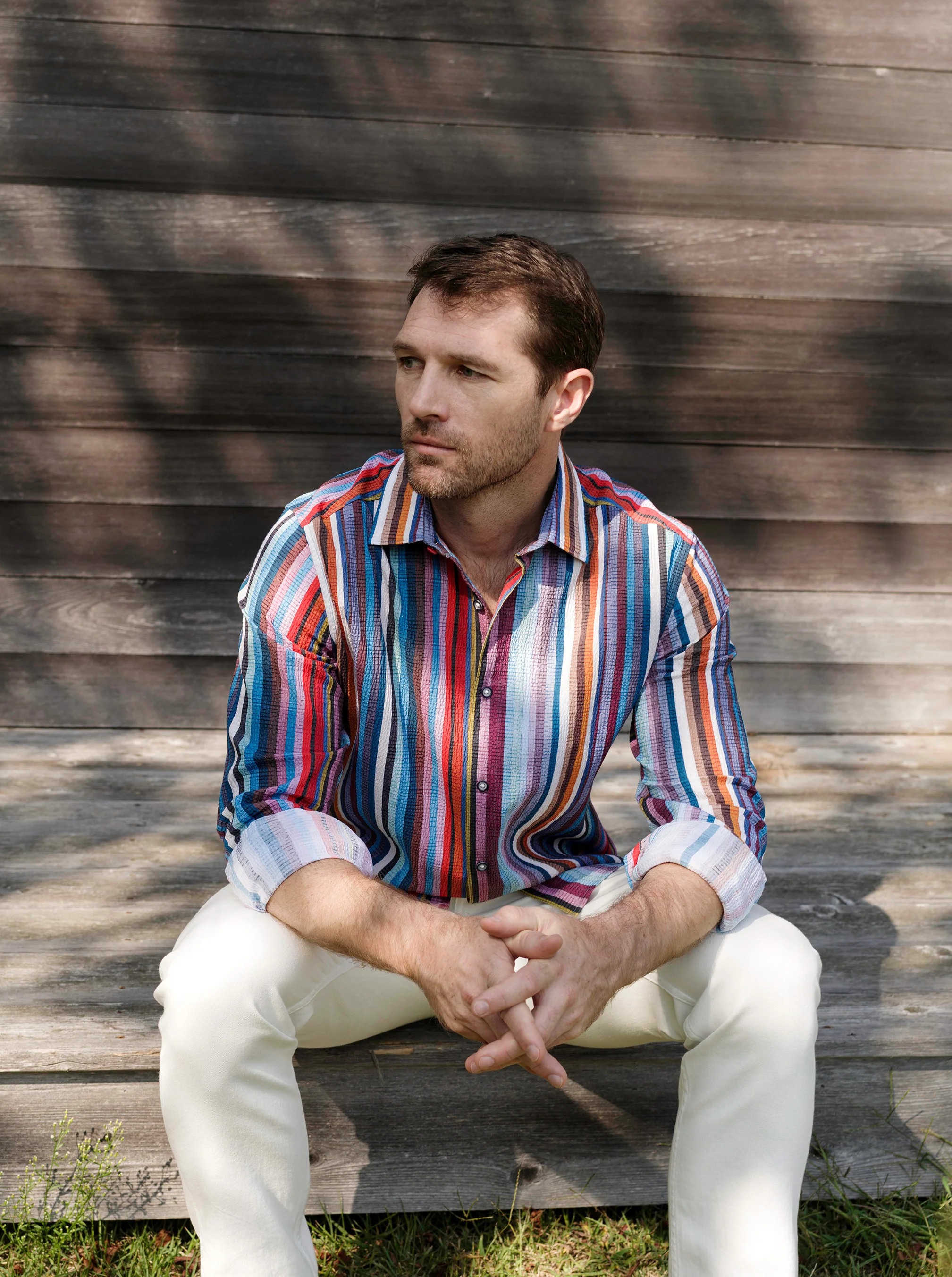 POMSFORD LONG SLEEVE BUTTON DOWN SHIRT - Image 3