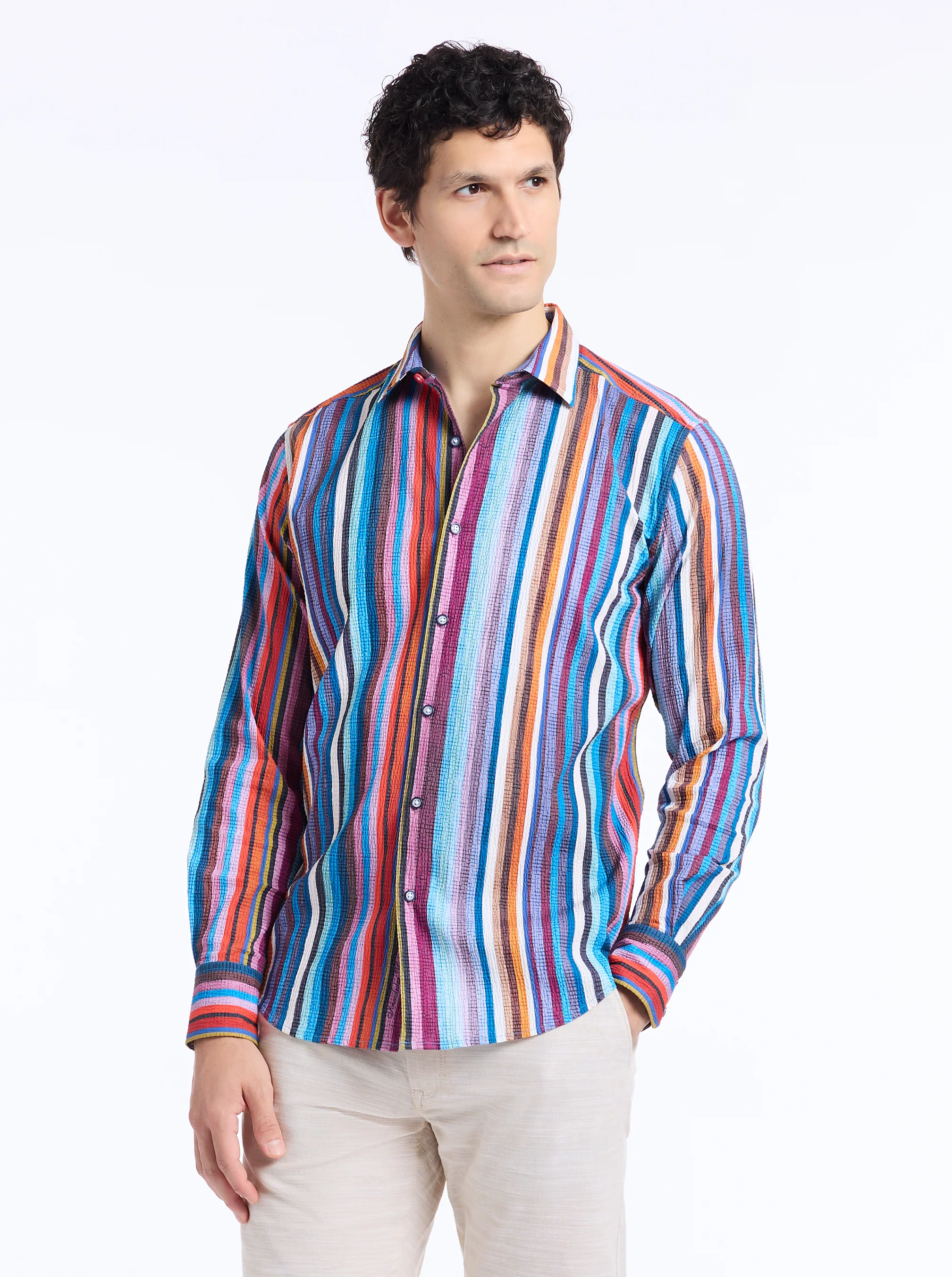 POMSFORD LONG SLEEVE BUTTON DOWN SHIRT - Image 7