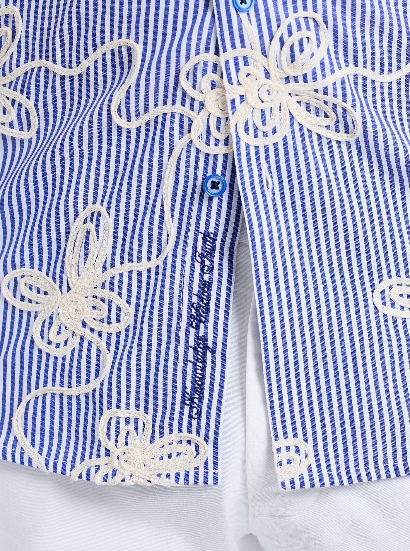 PRIMROSE SHORT SLEEVE BUTTON DOWN SHIRT - Image 3