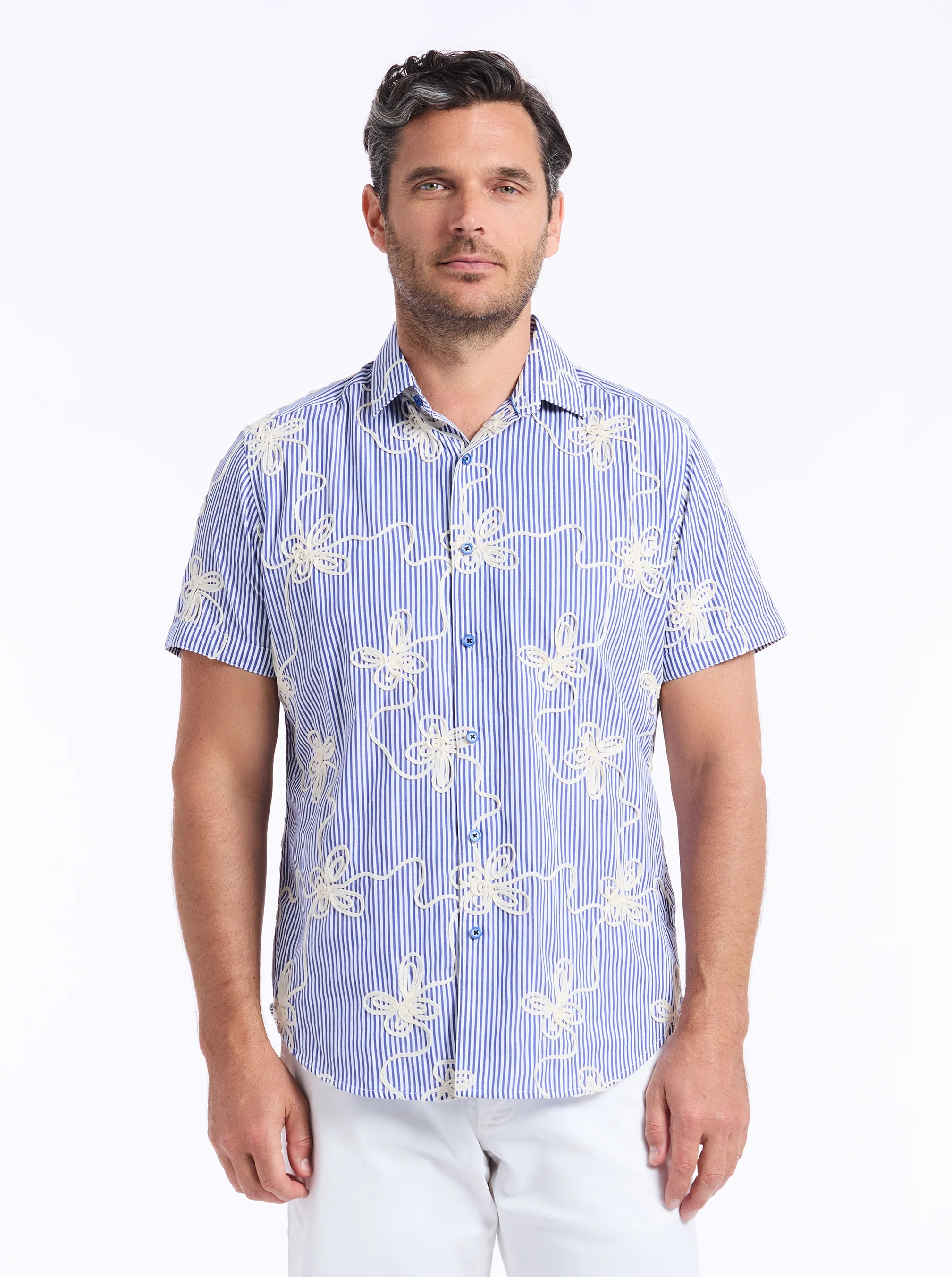 PRIMROSE SHORT SLEEVE BUTTON DOWN SHIRT - Image 5