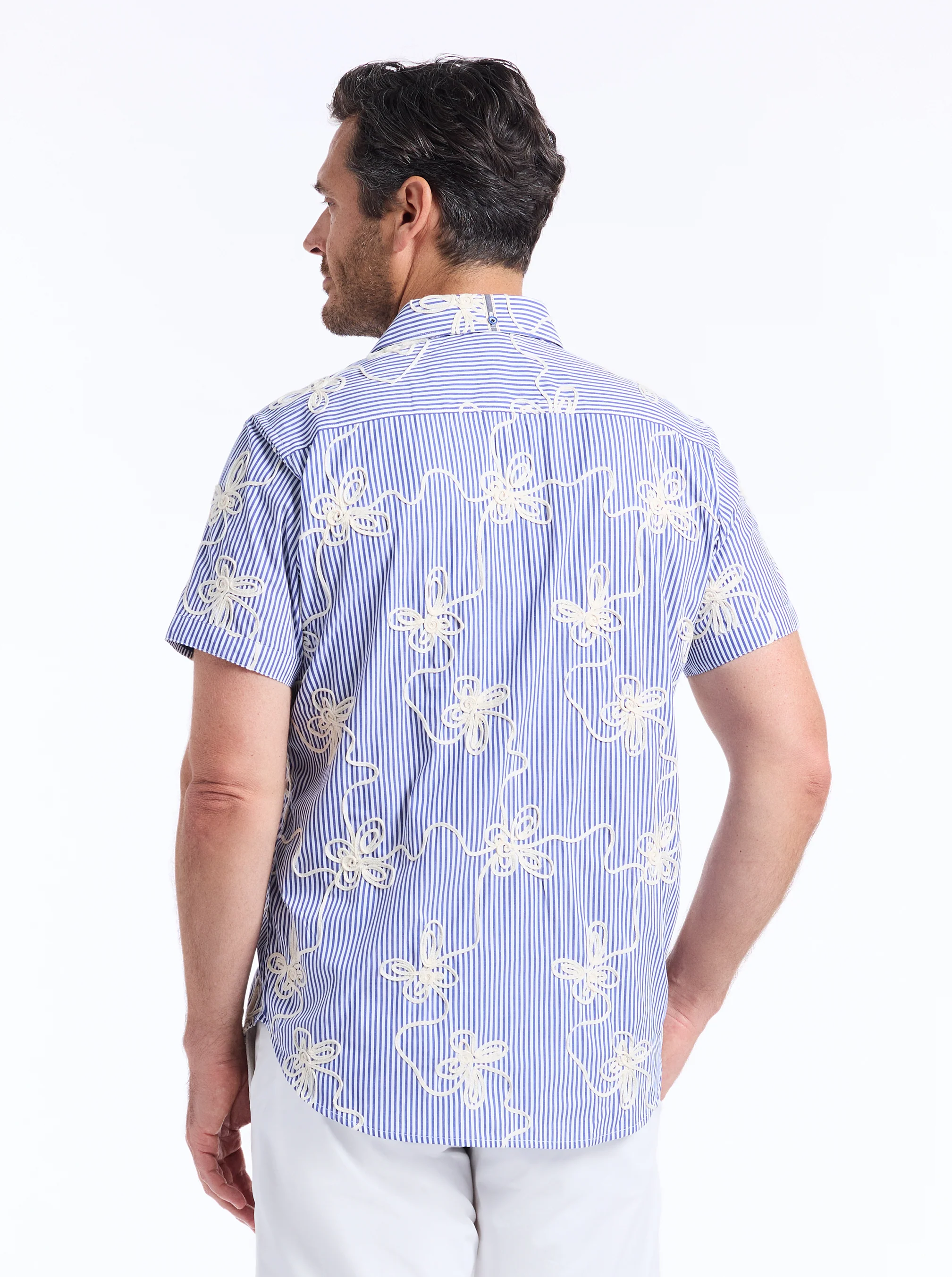 PRIMROSE SHORT SLEEVE BUTTON DOWN SHIRT - Image 6