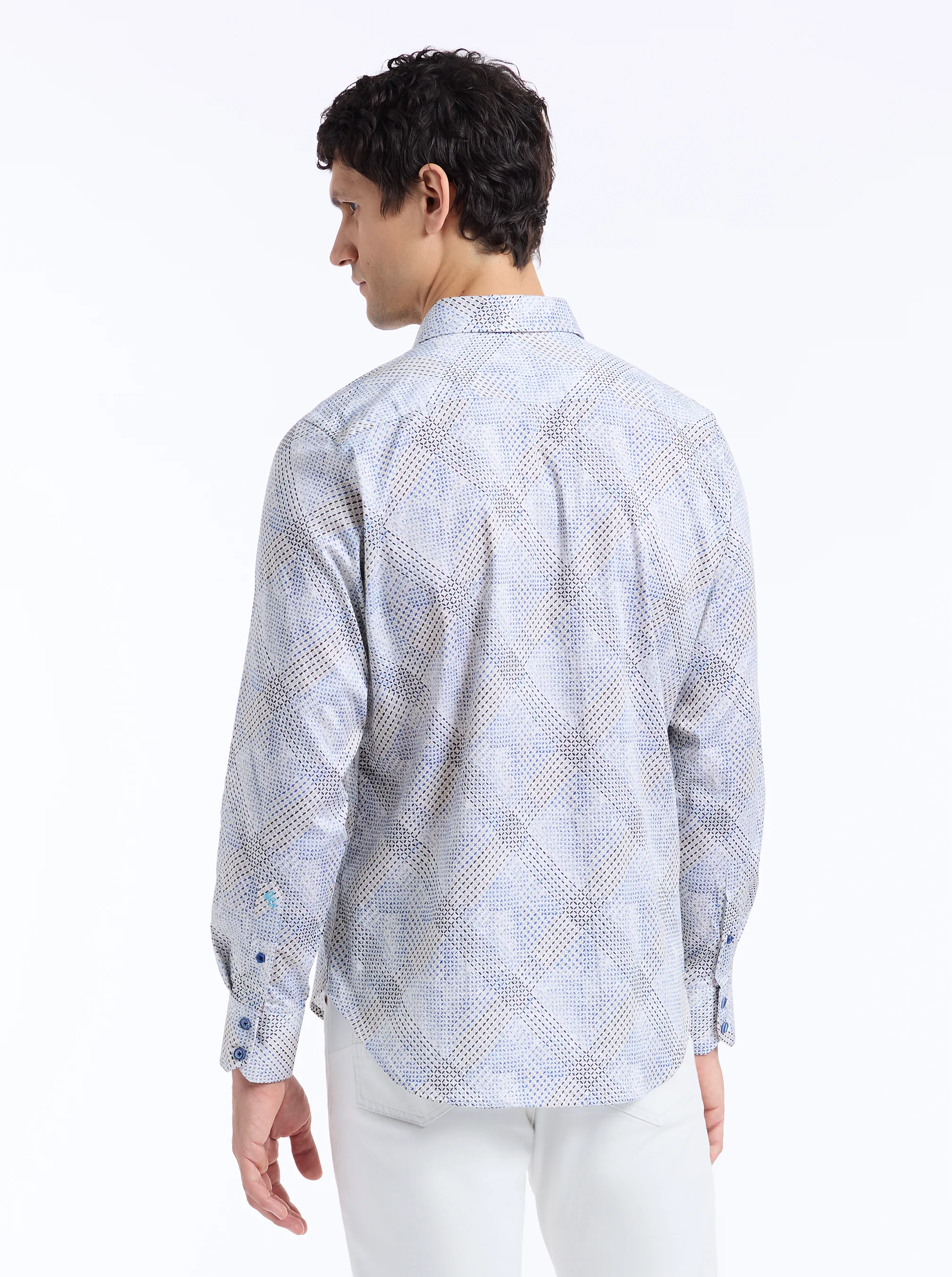 SHILLIBEER LONG SLEEVE BUTTON DOWN SHIRT - Image 5