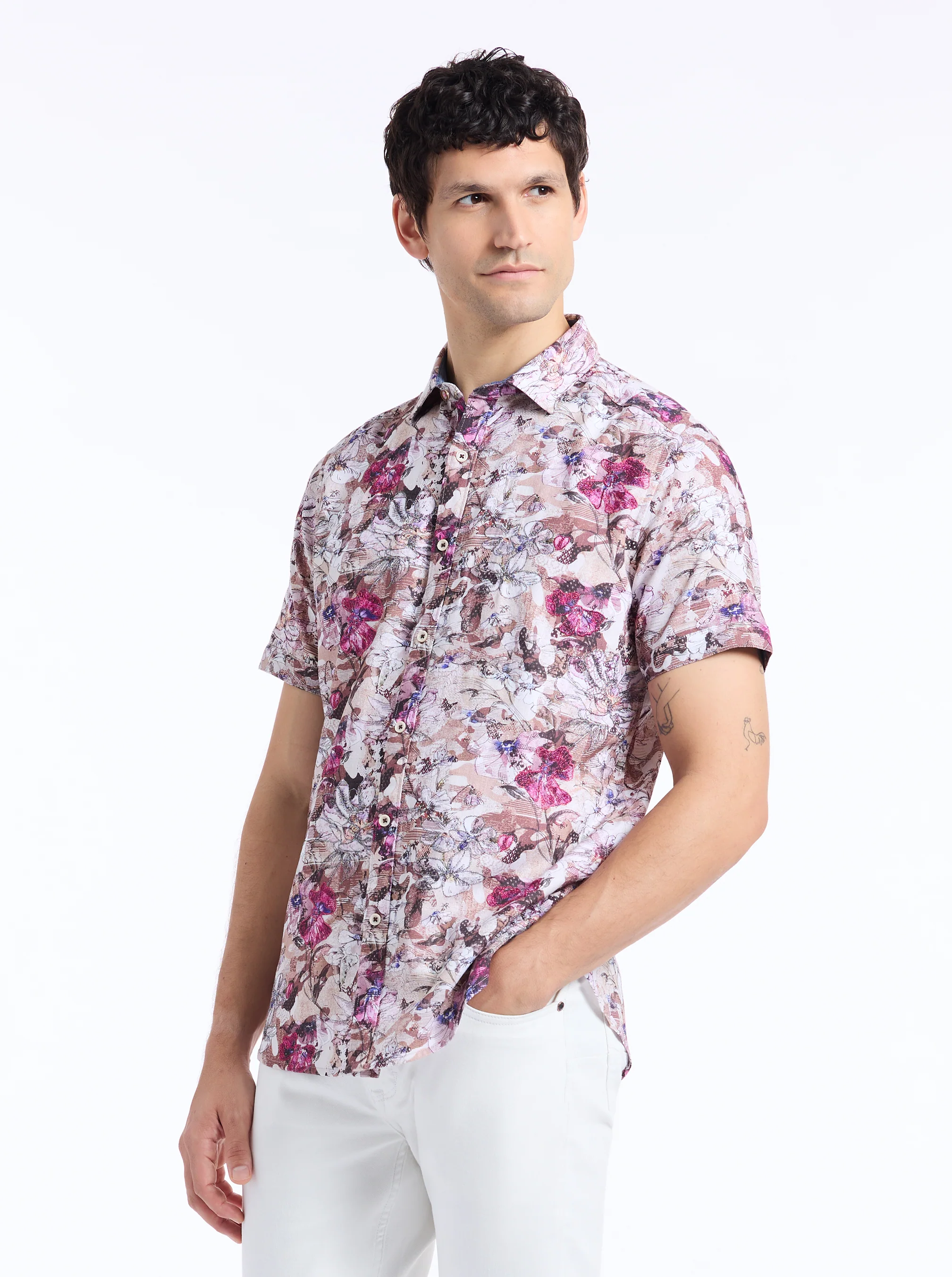 SHILLINGFORD SHORT SLEEVE BUTTON DOWN SHIRT TALL - Image 6