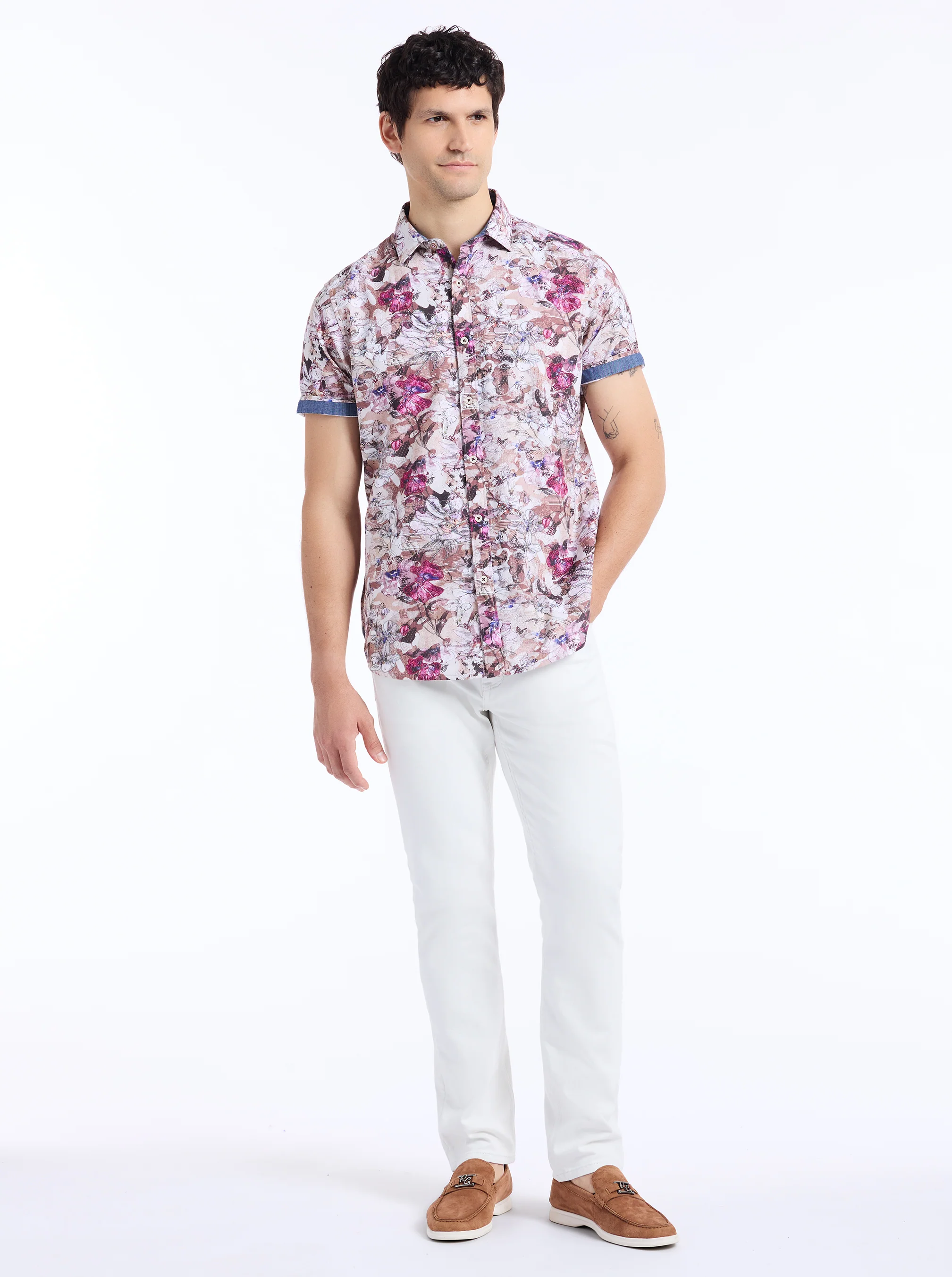 SHILLINGFORD SHORT SLEEVE BUTTON DOWN SHIRT TALL - Image 7