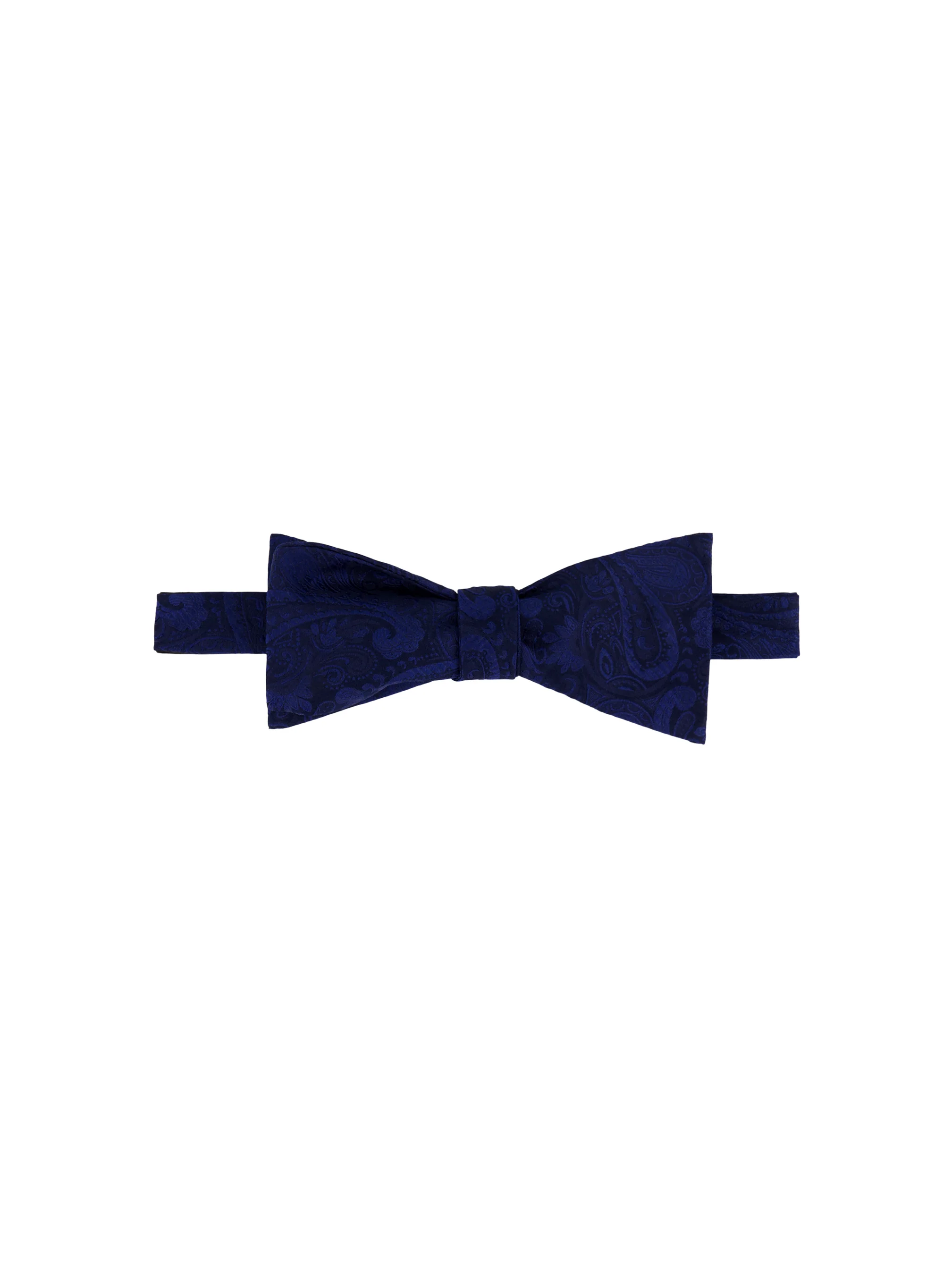 SOLID PAISLEY BOW TIE - Image 5