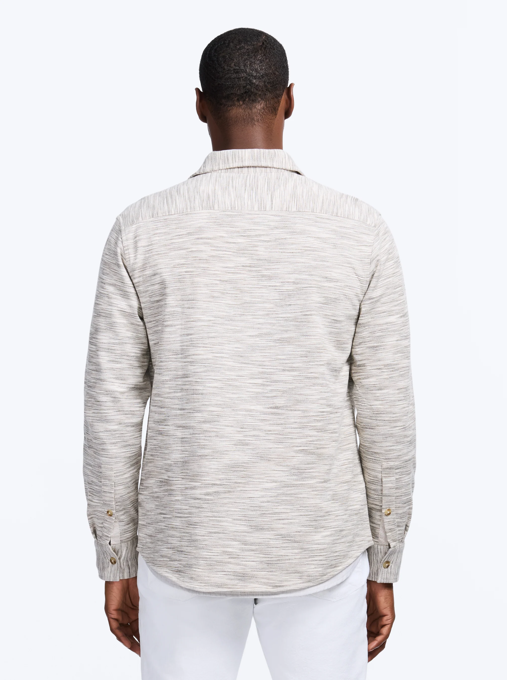 STORRS LONG SLEEVE BUTTON DOWN SHIRT JACKET - Image 3