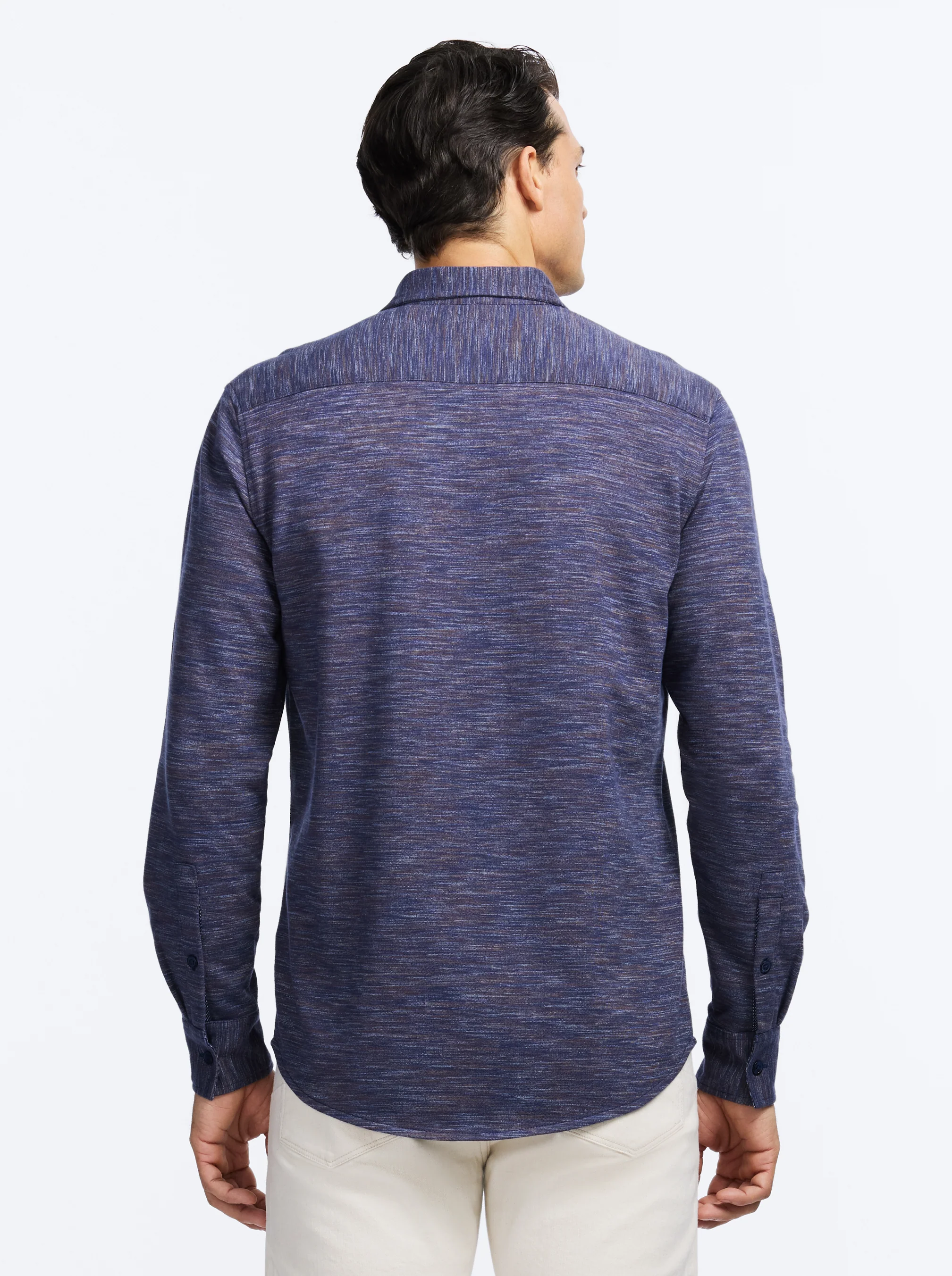 STORRS LONG SLEEVE BUTTON DOWN SHIRT JACKET - Image 3