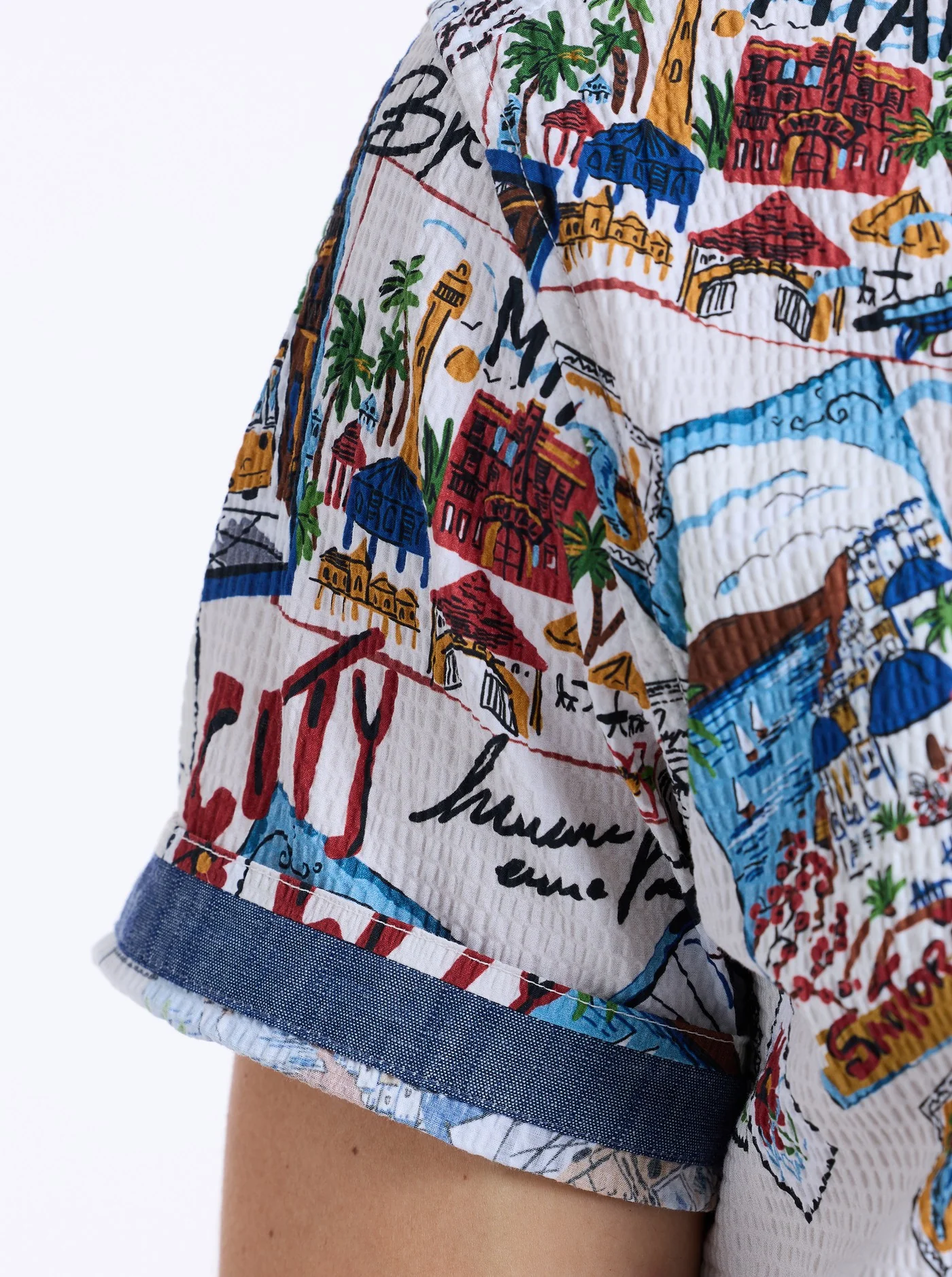 SUAVE DE VIE SHORT SLEEVE BUTTON DOWN SHIRT - Image 4