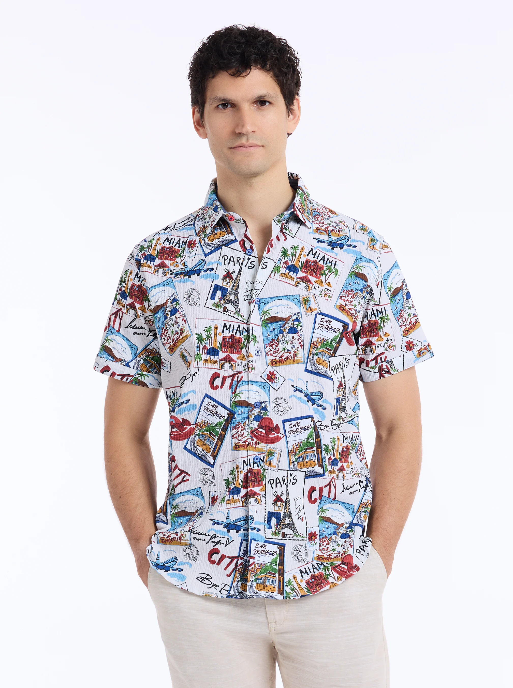 SUAVE DE VIE SHORT SLEEVE BUTTON DOWN SHIRT - Image 5