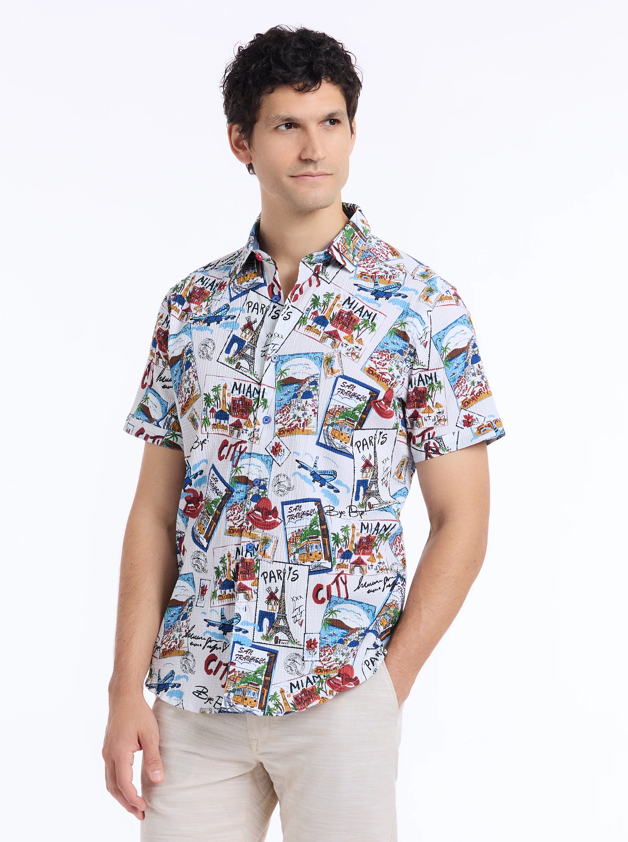 SUAVE DE VIE SHORT SLEEVE BUTTON DOWN SHIRT - Image 7