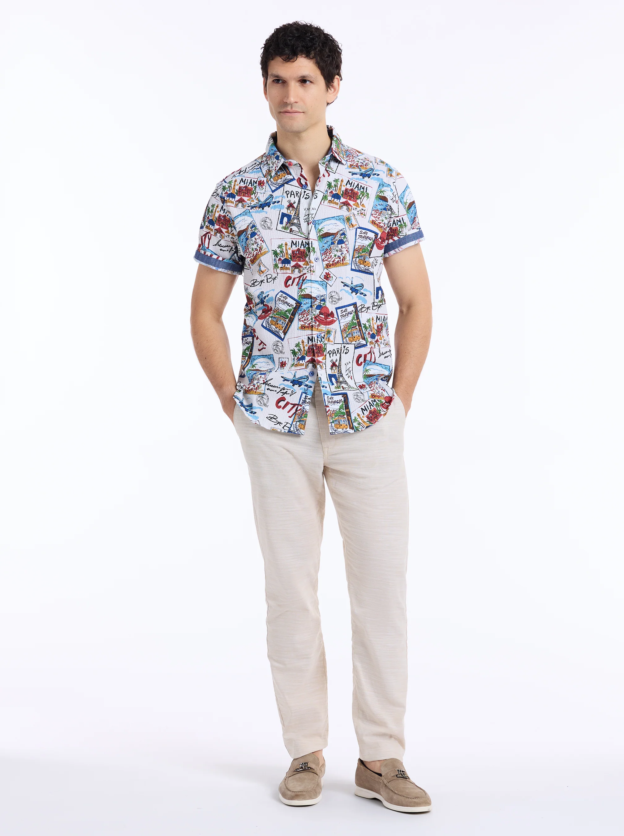 SUAVE DE VIE SHORT SLEEVE BUTTON DOWN SHIRT - Image 8
