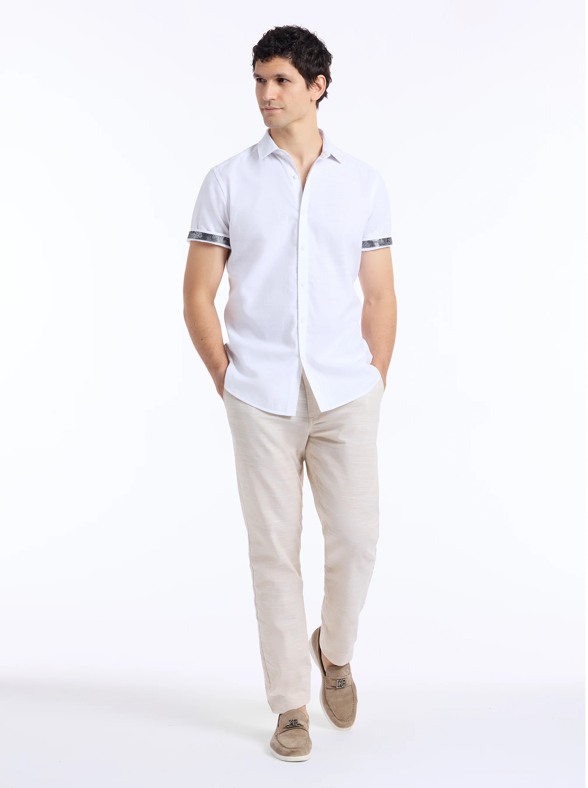 SUTTON SHORT SLEEVE BUTTON DOWN SHIRT - Image 7