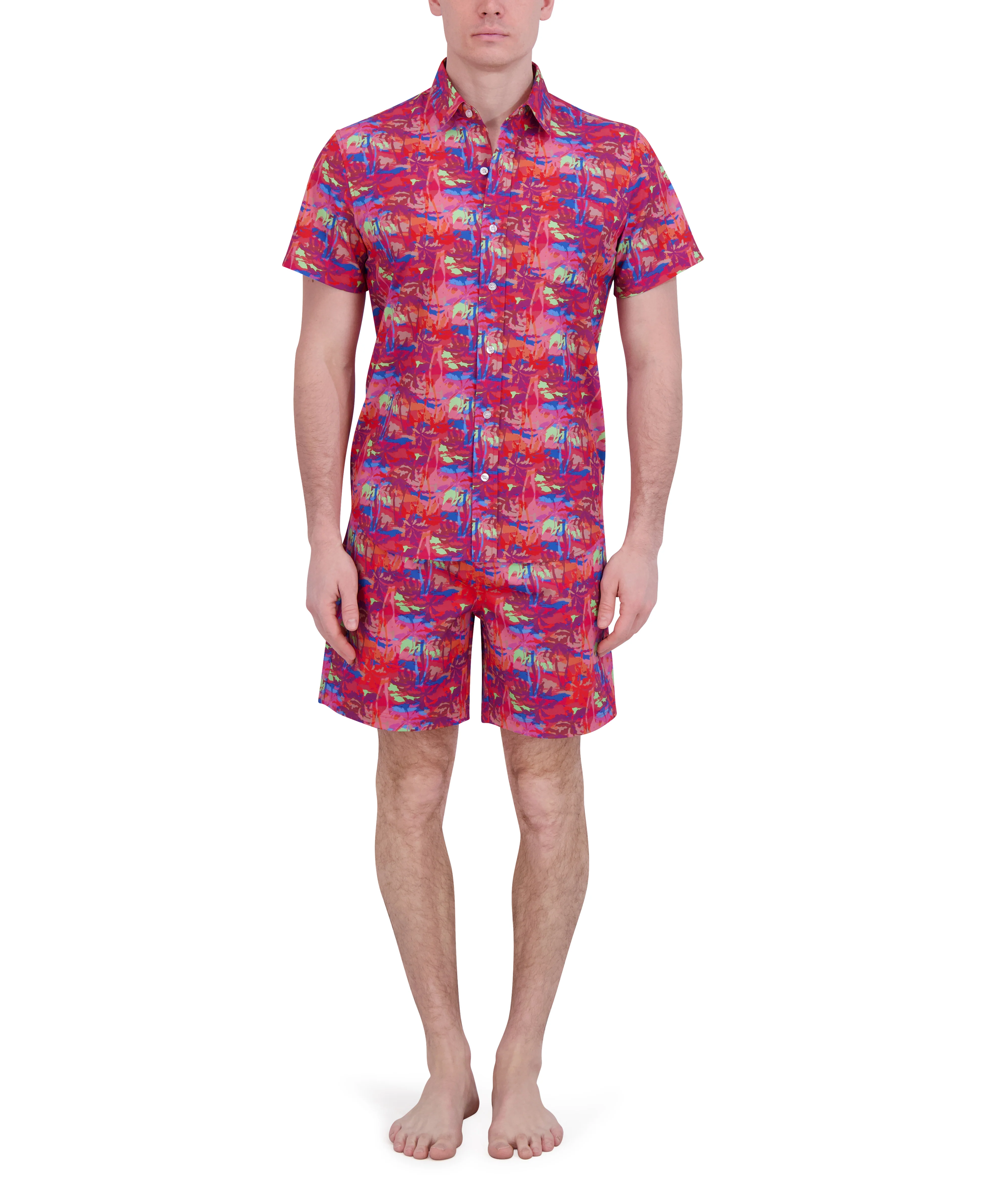 SHORT SLEEVE BUTTON DOWN SHIRT - Image 17
