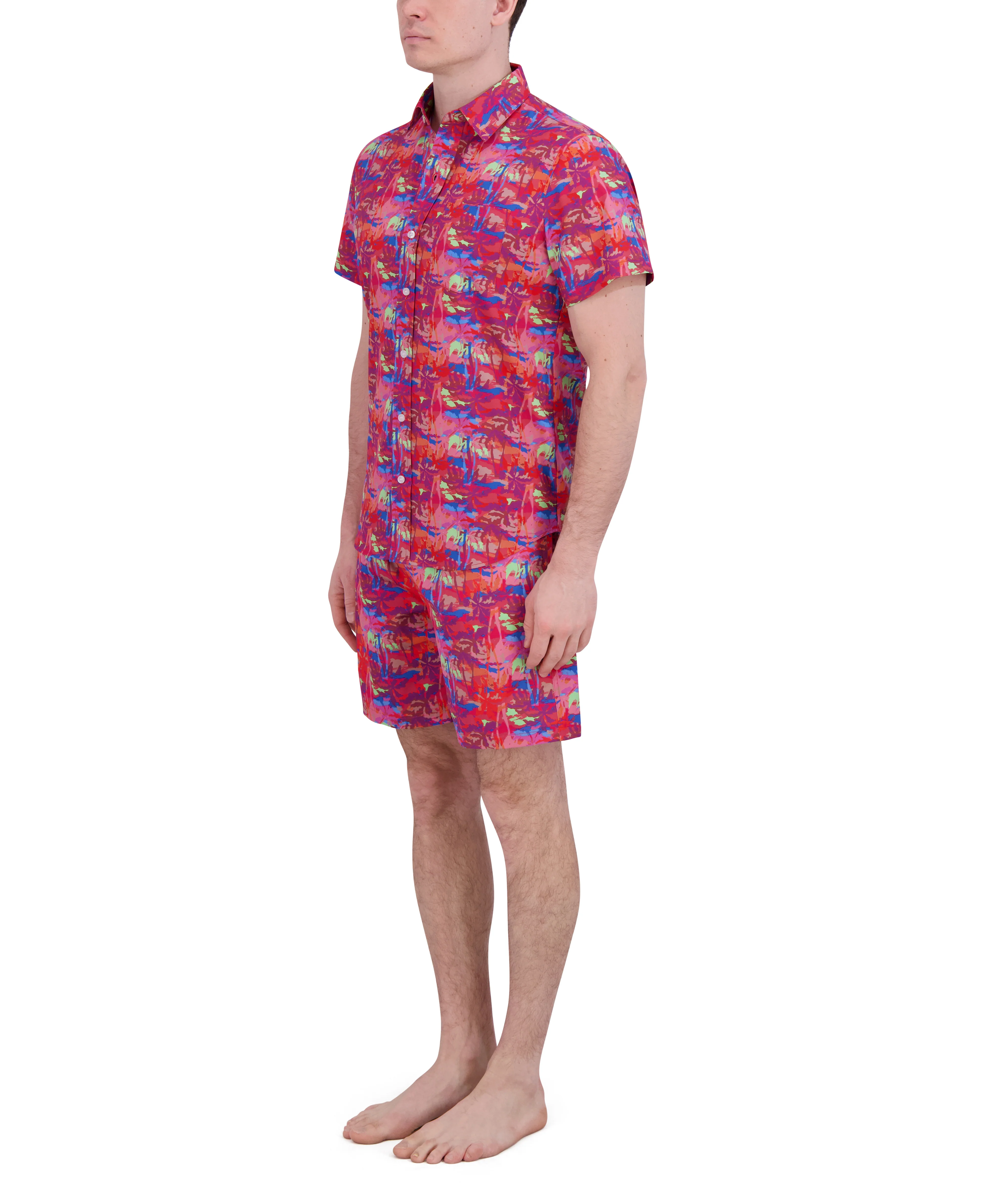 SHORT SLEEVE BUTTON DOWN SHIRT - Image 19