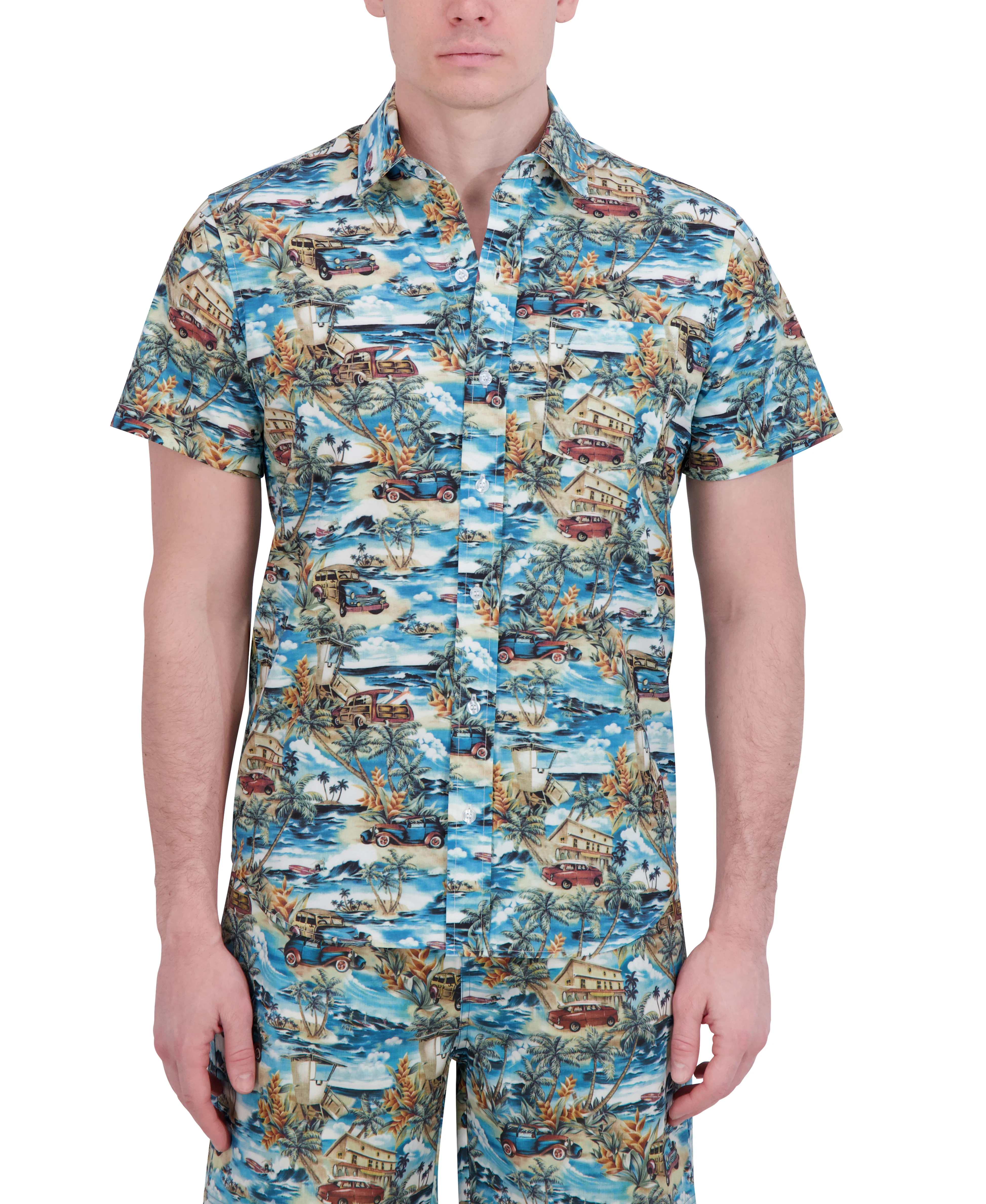 SHORT SLEEVE BUTTON DOWN SHIRT - Image 20