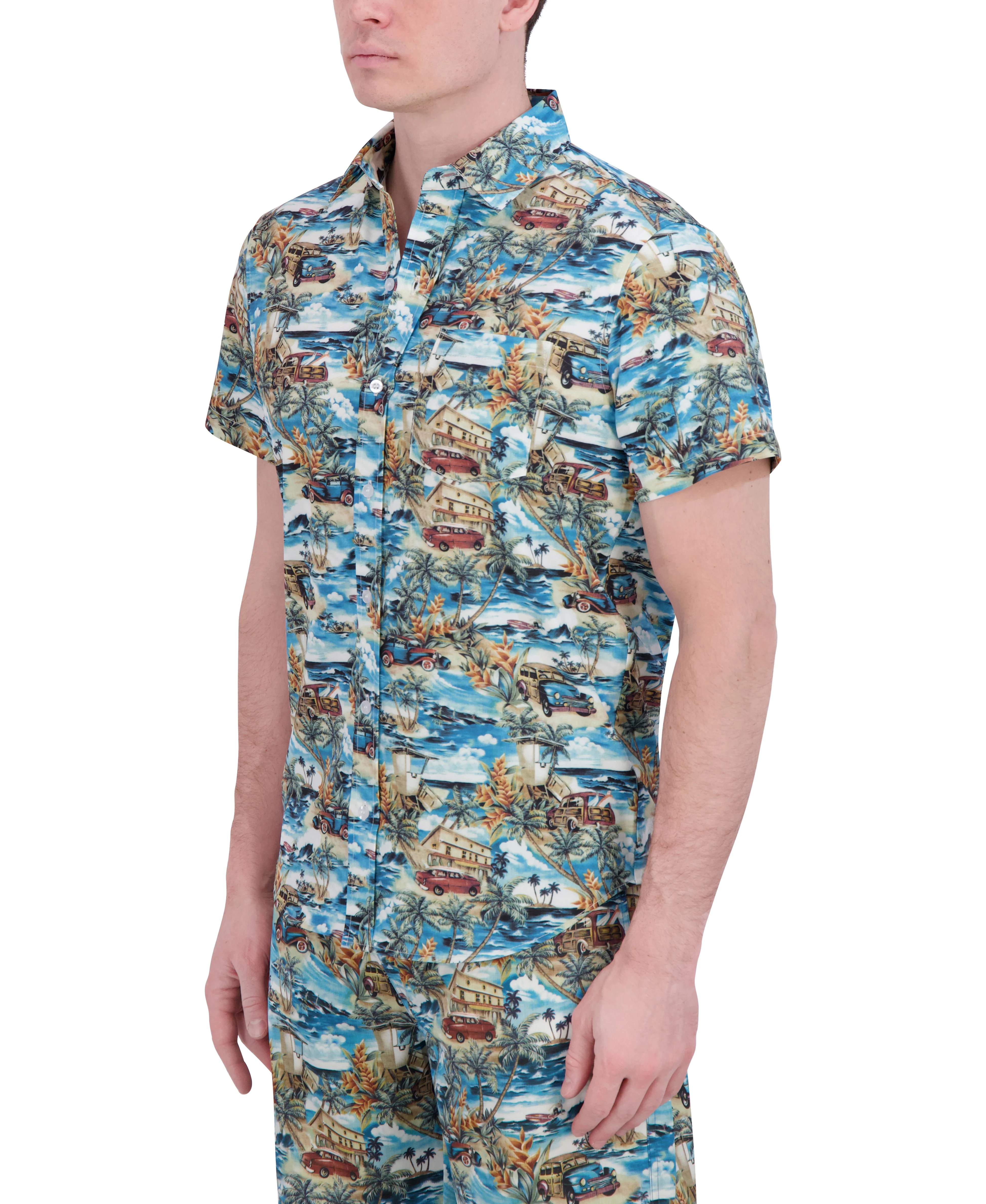 SHORT SLEEVE BUTTON DOWN SHIRT - Image 23
