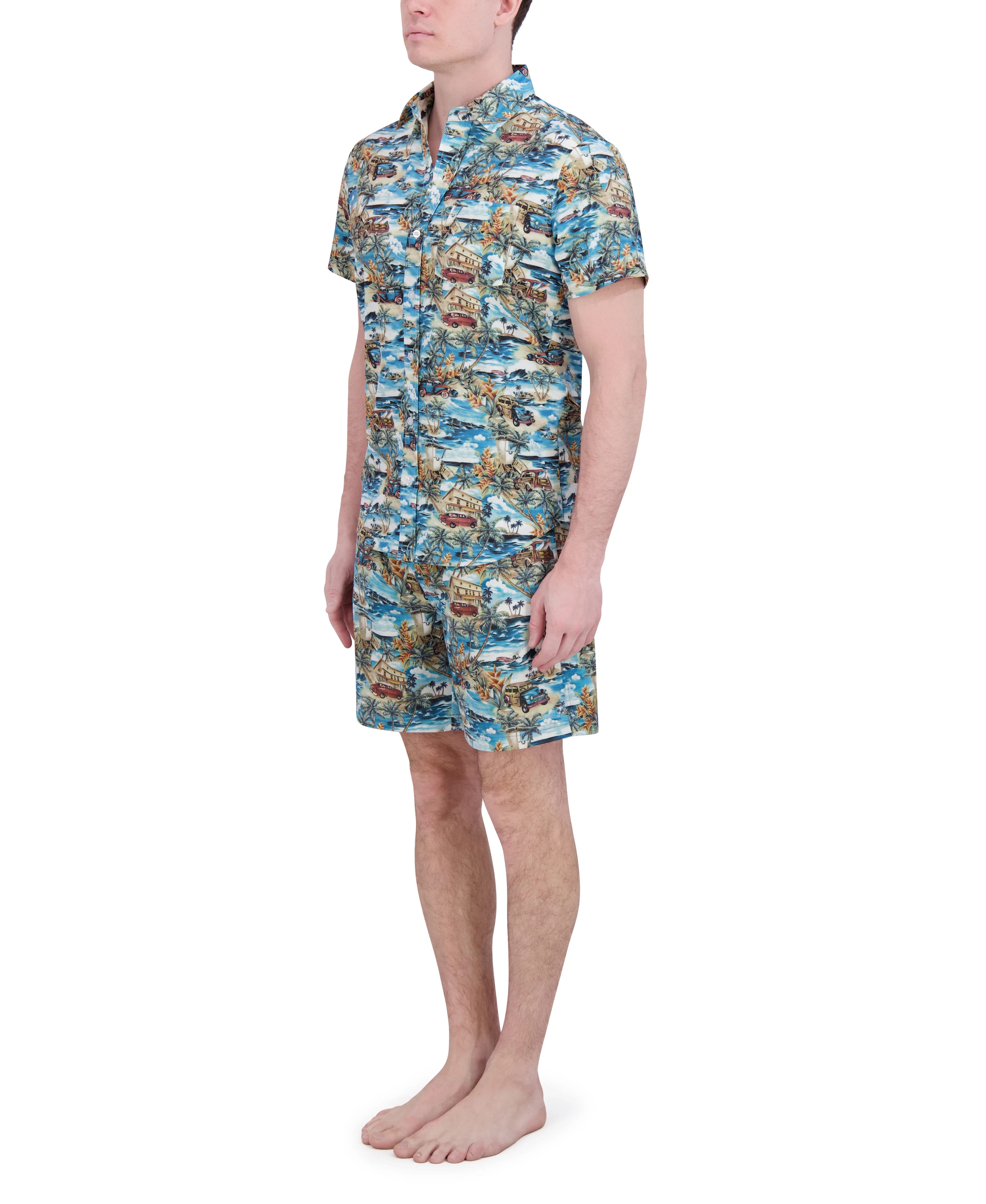SHORT SLEEVE BUTTON DOWN SHIRT - Image 25