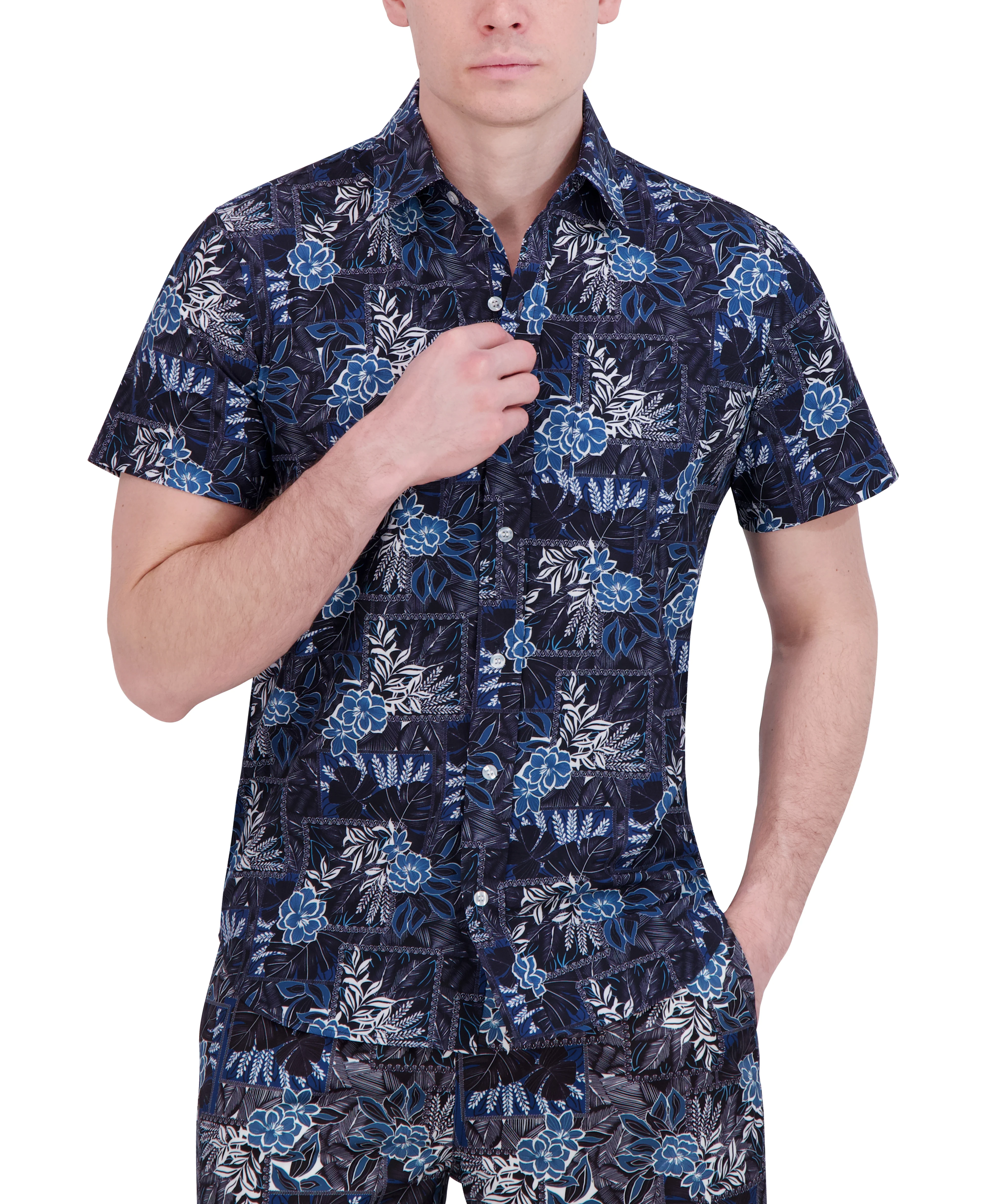 SHORT SLEEVE BUTTON DOWN SHIRT - Image 30