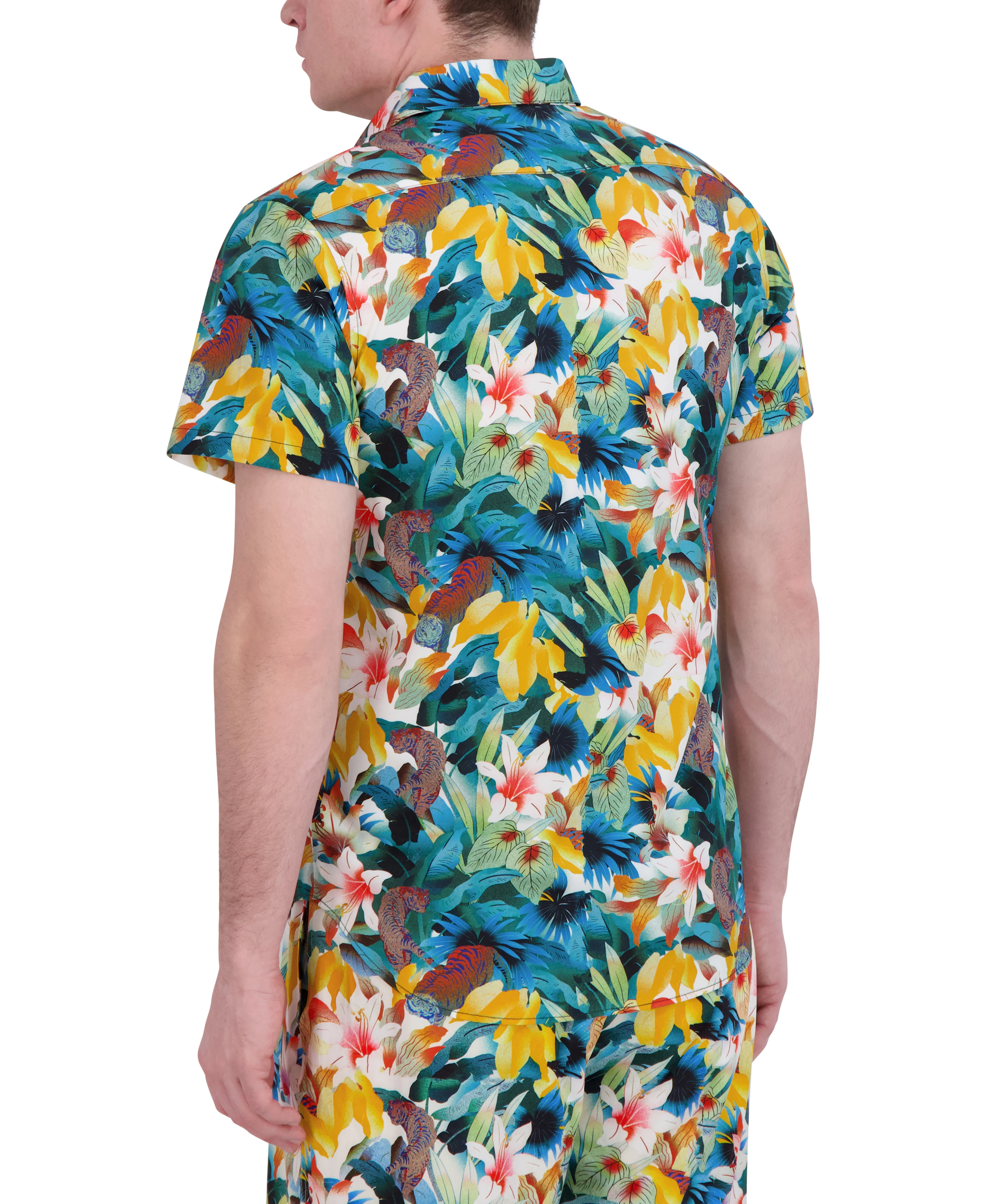SHORT SLEEVE BUTTON DOWN SHIRT - Image 35