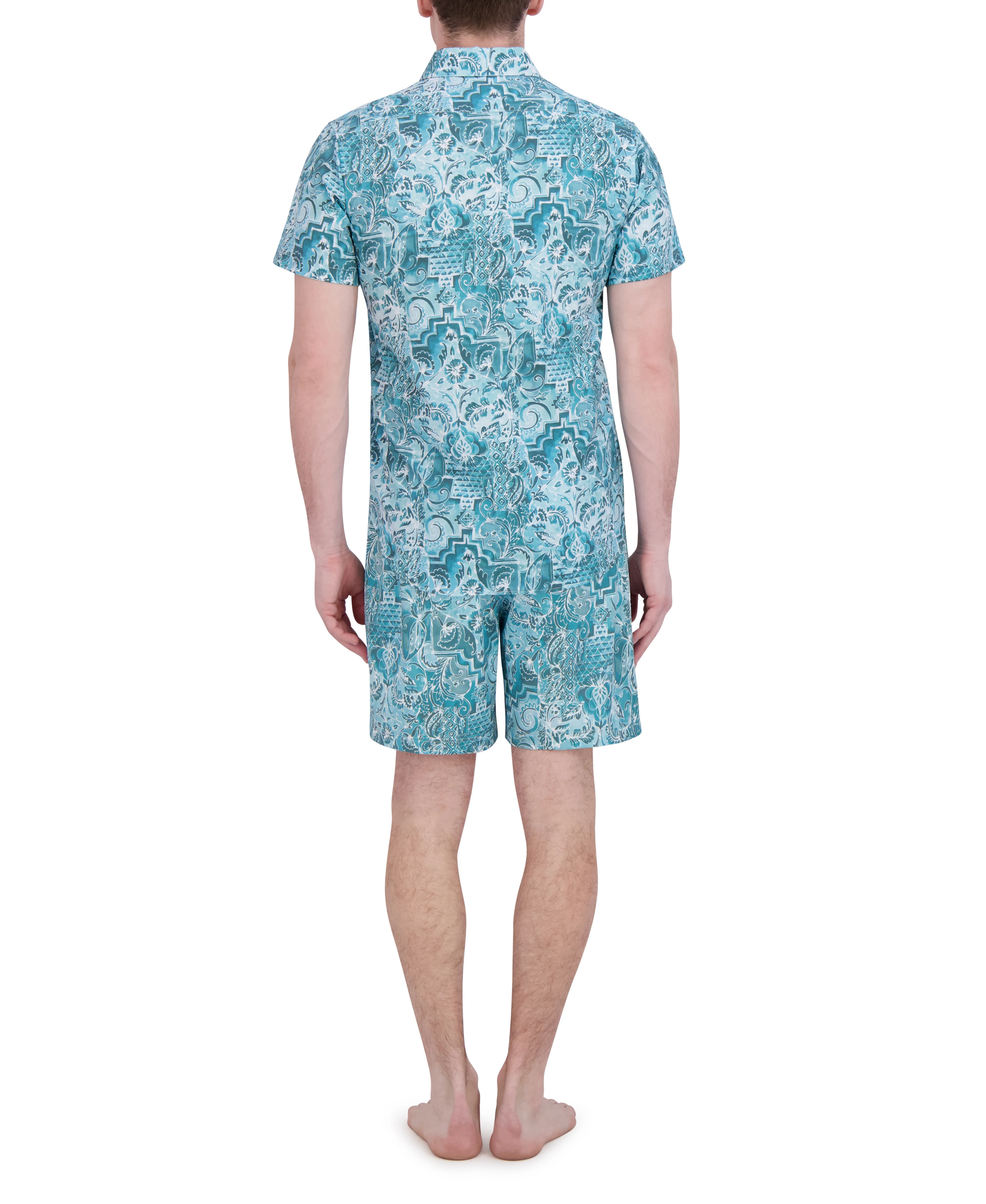 SHORT SLEEVE BUTTON DOWN SHIRT - Image 6