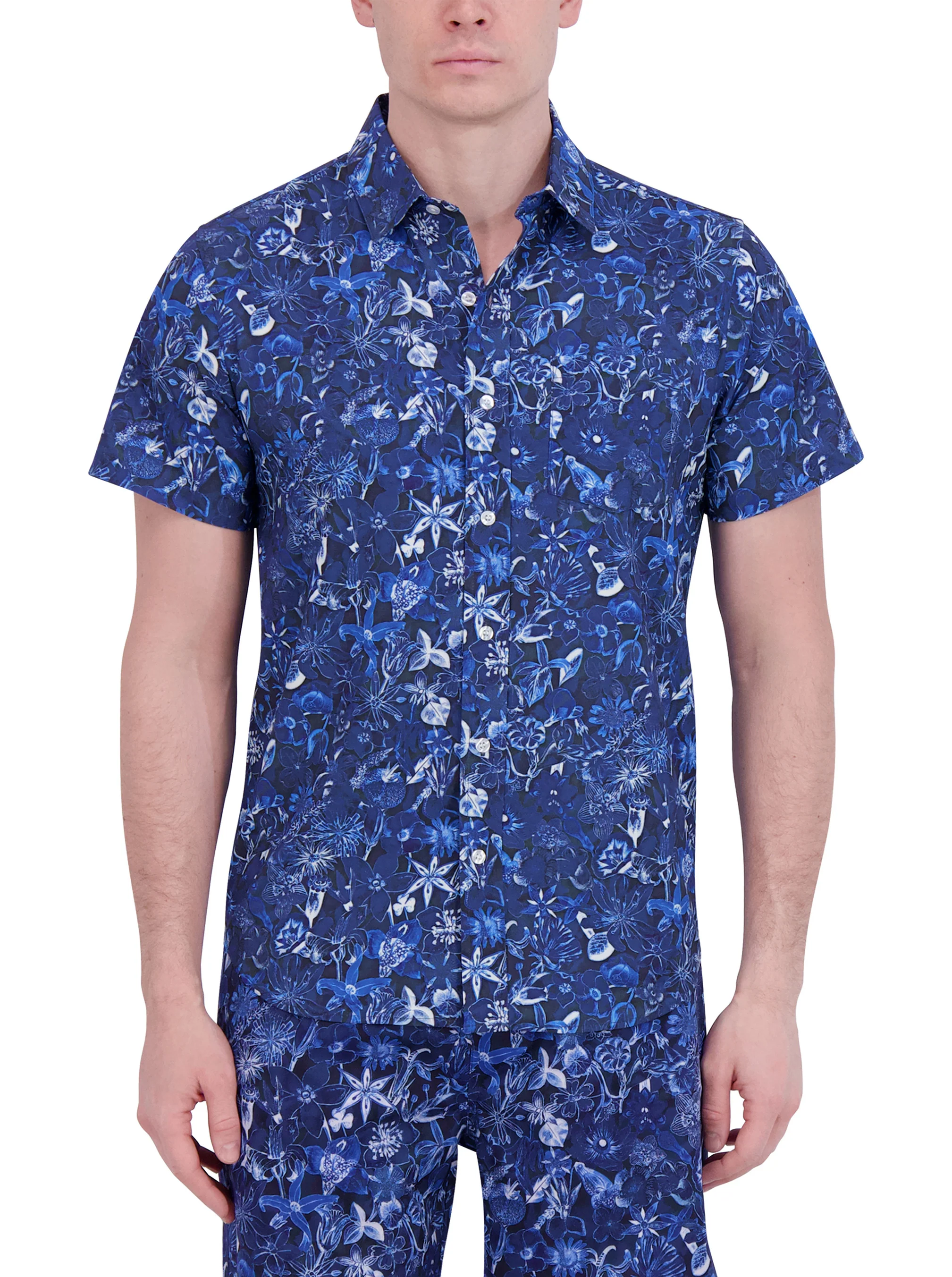 SHORT SLEEVE BUTTON DOWN SHIRT - Image 8