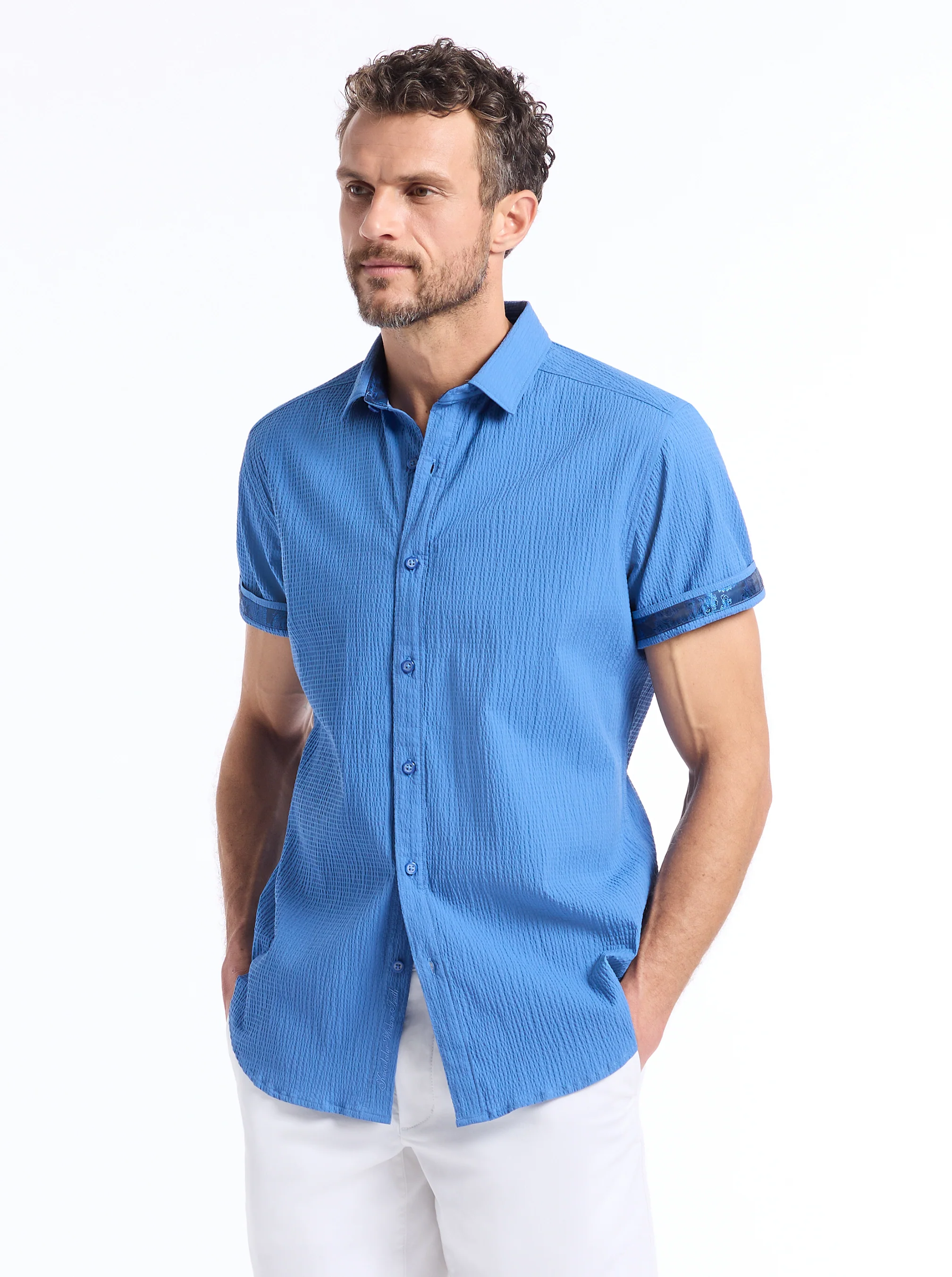 THRESHER SHORT SLEEVE BUTTON DOWN SHIRT - Image 7
