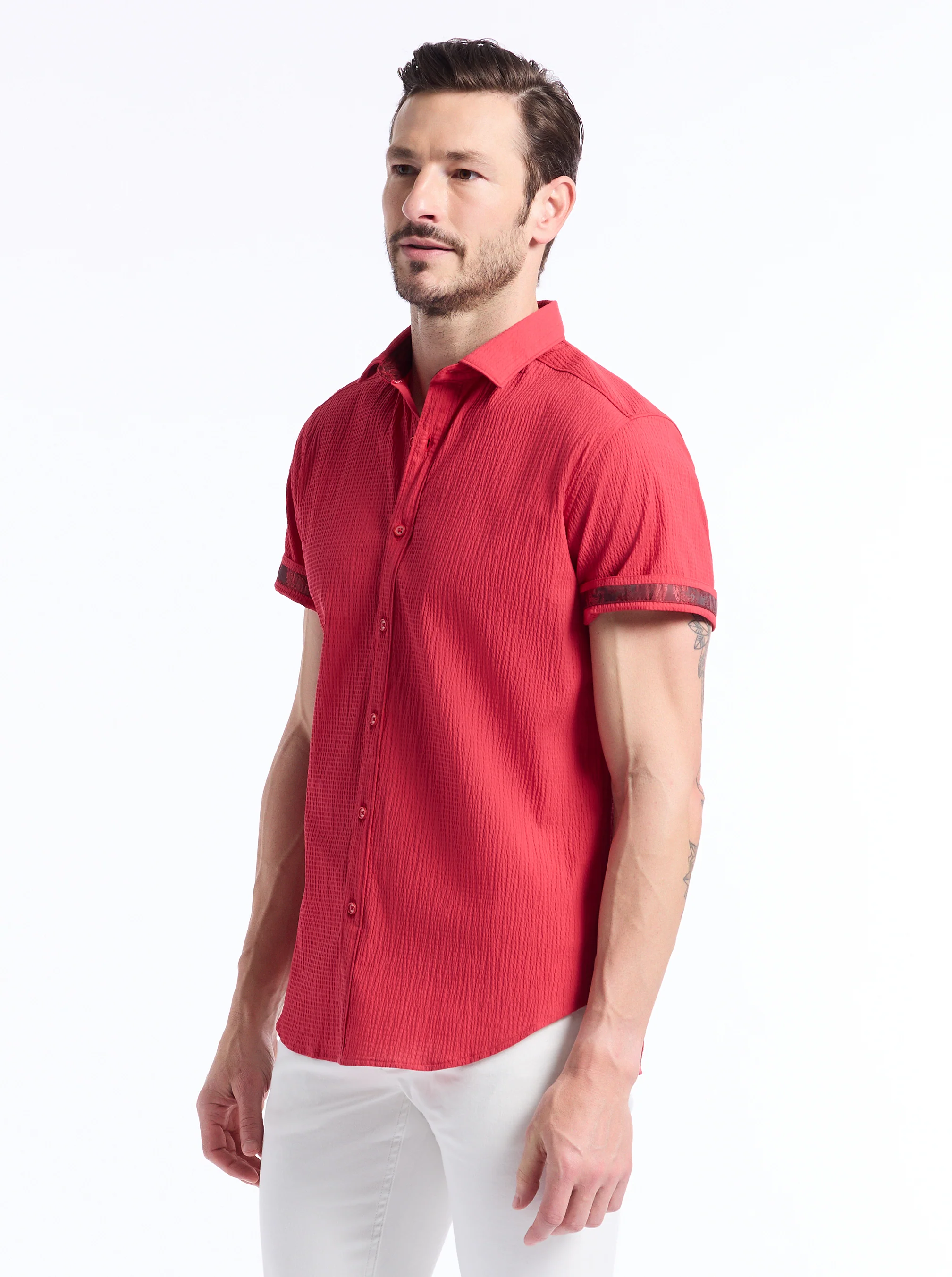 THRESHER SHORT SLEEVE BUTTON DOWN SHIRT - Image 6