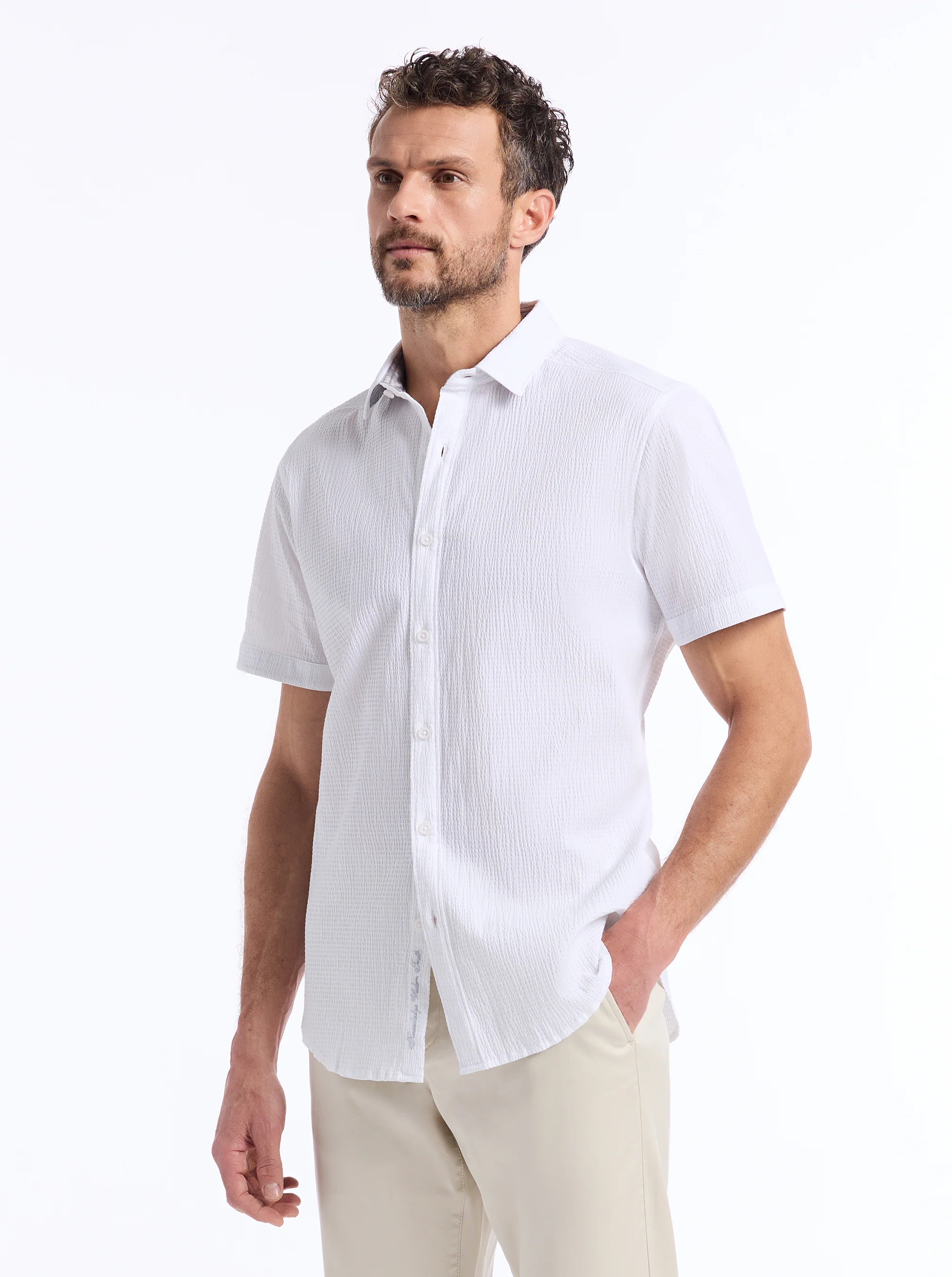 THRESHER SHORT SLEEVE BUTTON DOWN SHIRT - Image 7