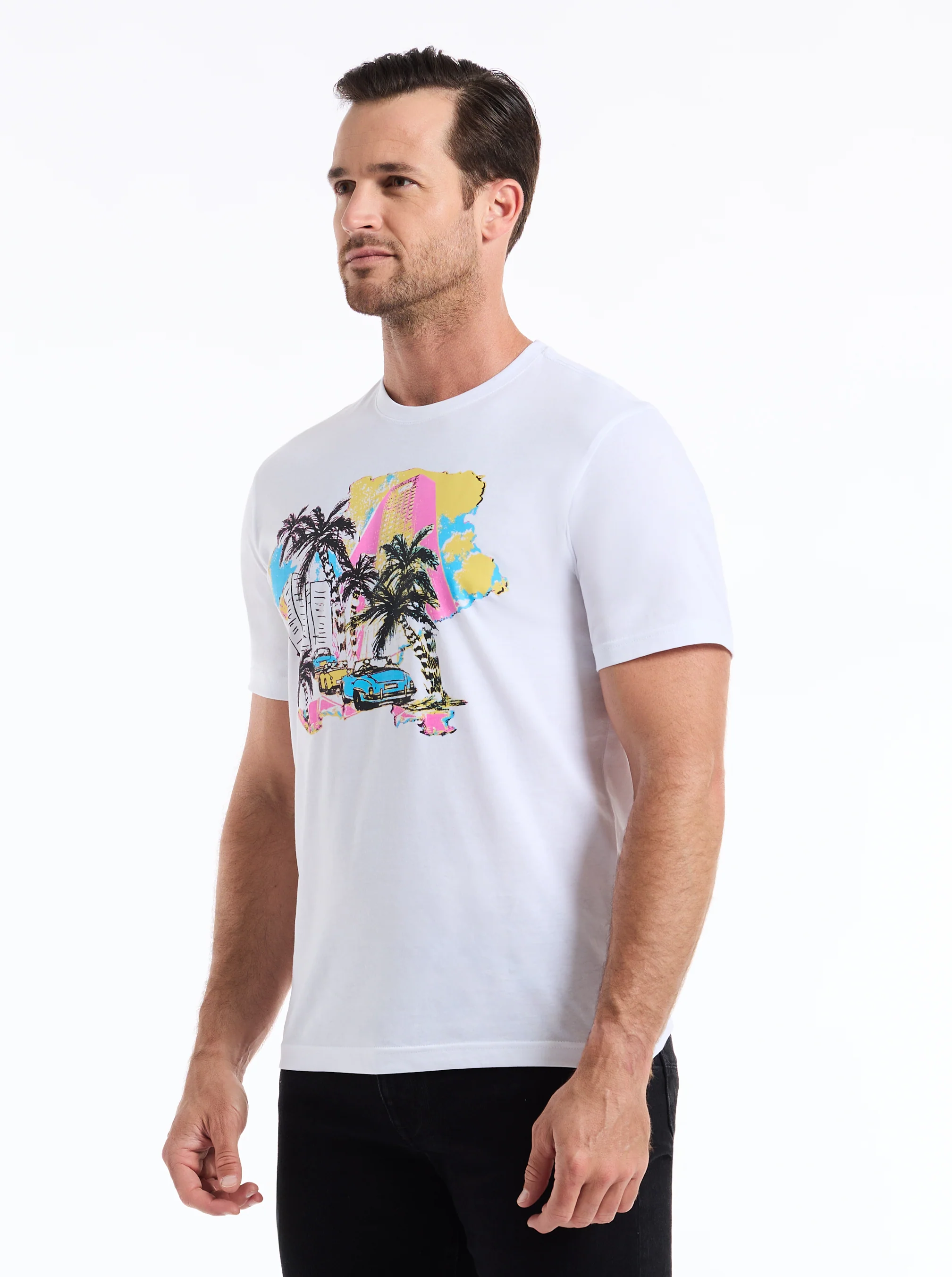 TROPICAL CITY SHORT SLEEVE T-SHIRT - Image 3