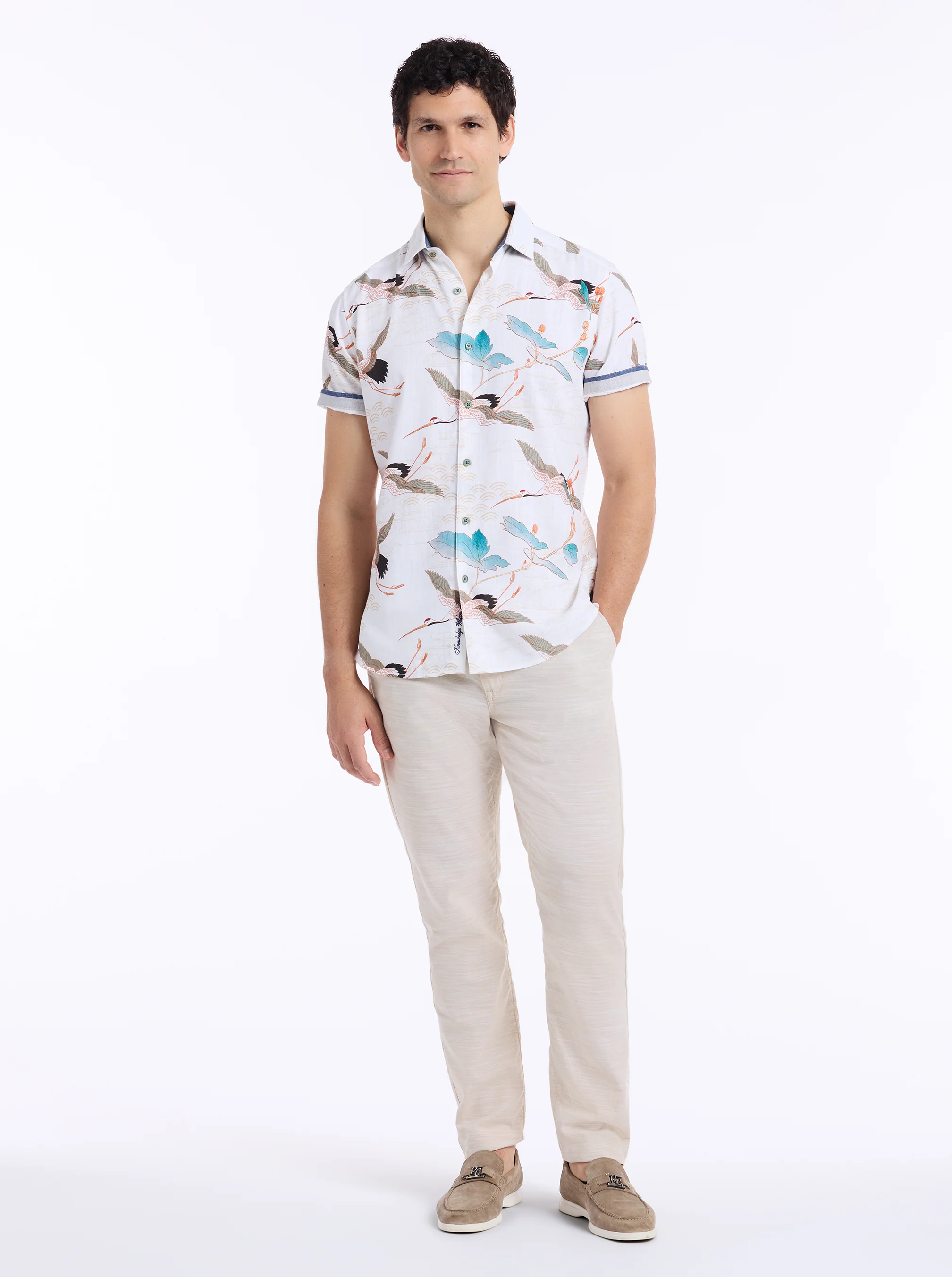 TSURU SHORT SLEEVE BUTTON DOWN SHIRT - Image 10