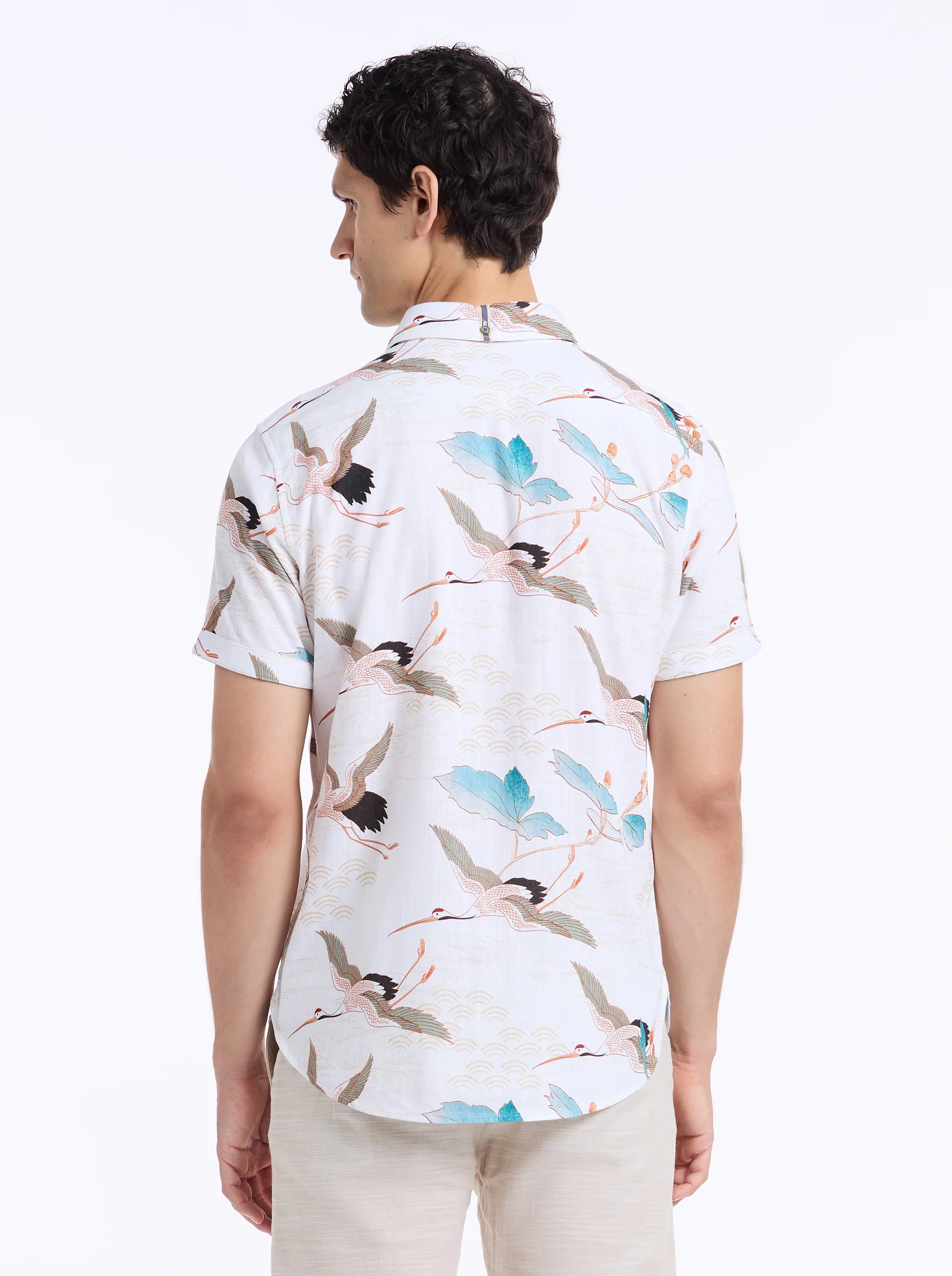 TSURU SHORT SLEEVE BUTTON DOWN SHIRT - Image 7
