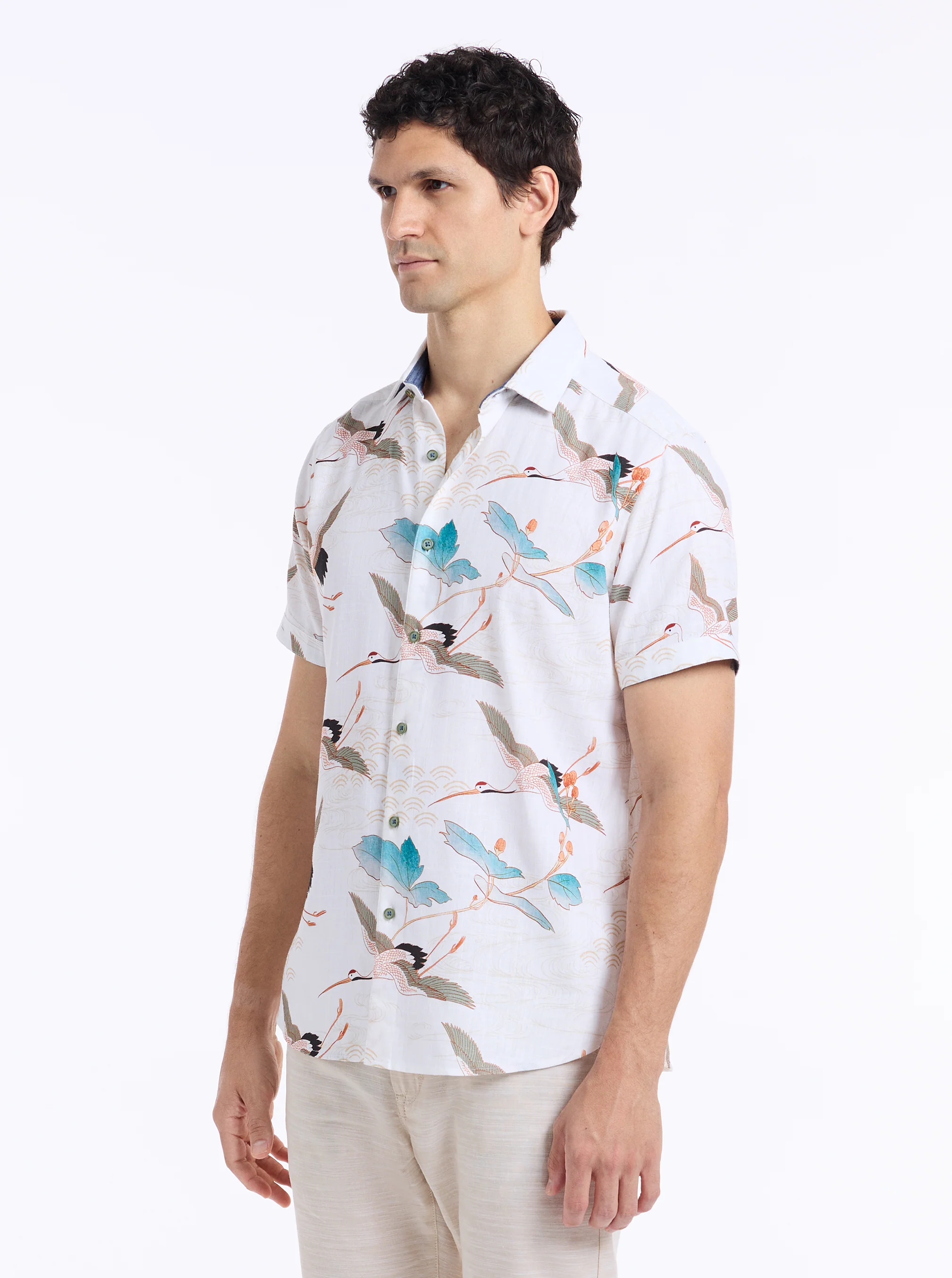 TSURU SHORT SLEEVE BUTTON DOWN SHIRT - Image 8